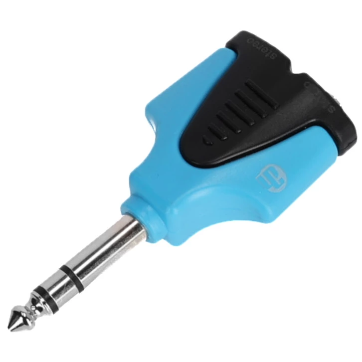 Adam Hall 4 STAR AY MF3 JM3 BLU LINE - Y-Adapter 2 x Minijack female TRS x Jack TRS