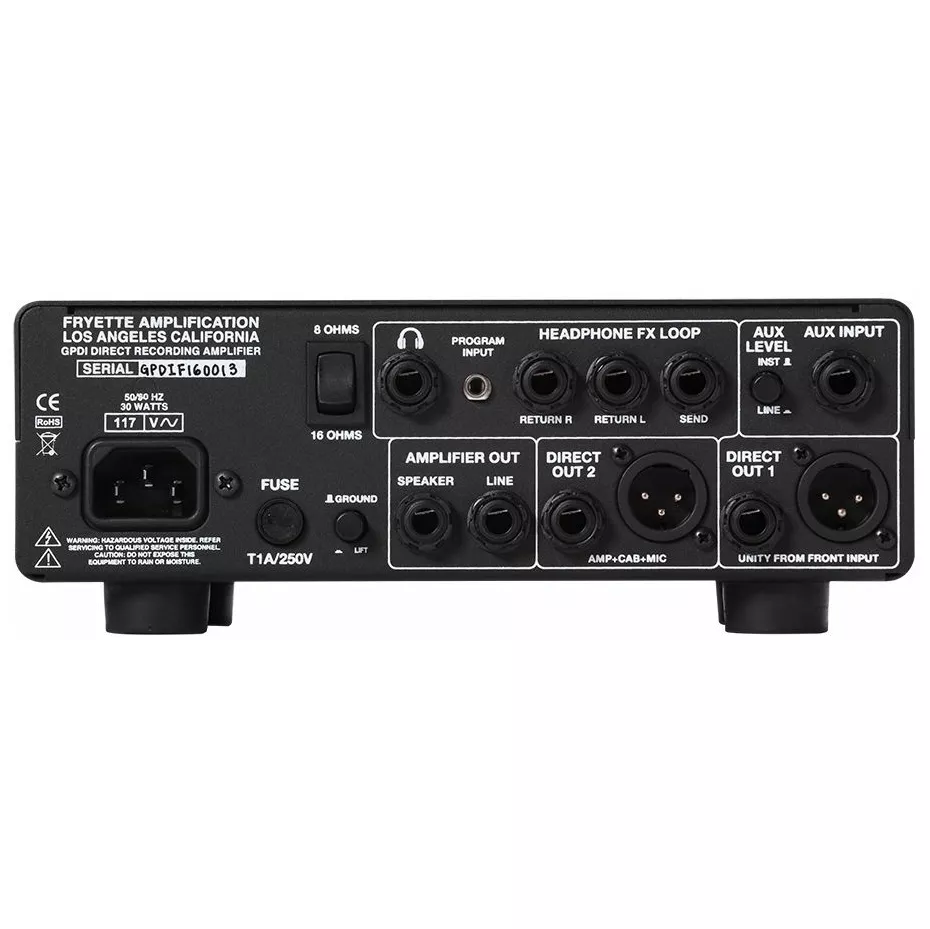 Fryette GP/DI IR Desktop Recording Amplifier