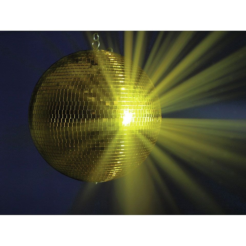Eurolite Mirrorball 30cm gold 2