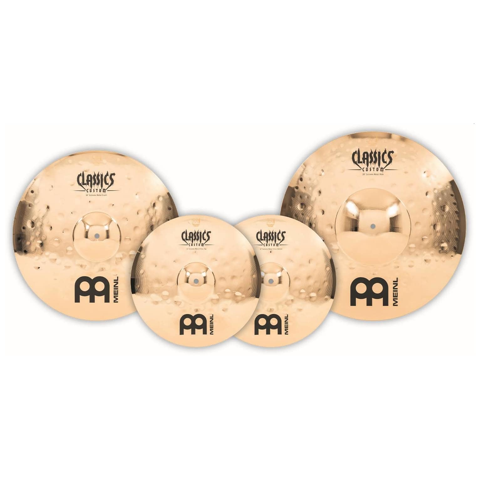 Meinl Cymbals - Meinl Cymbals CC-EM480 - Classics Custom Extreme Metal Cymbal Set - 1