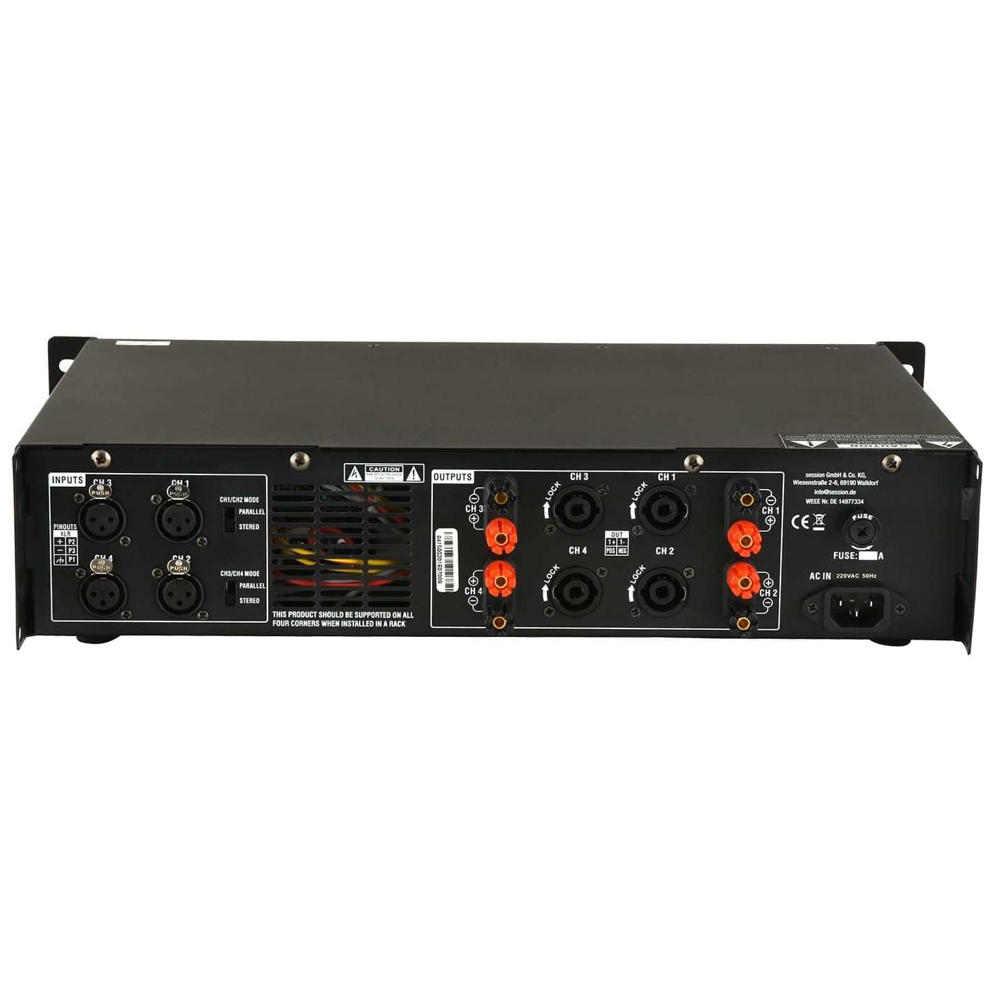 Image of Klang power amplifier a4150g 4x220 w 10002130 5