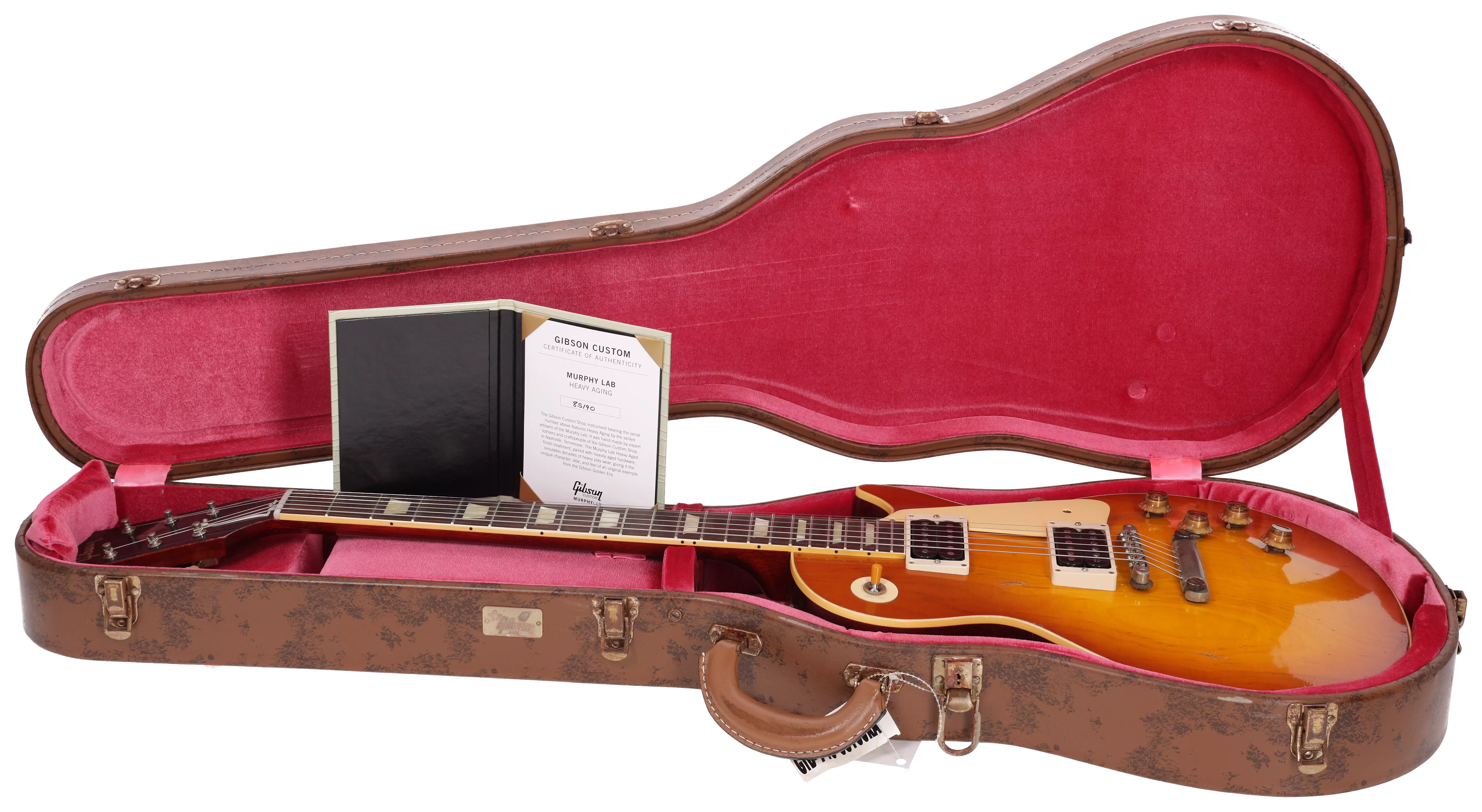Gibson 1958 Les Paul Standard Reissue Figured Top BOTB Page 153 Murphy Lab #1 17