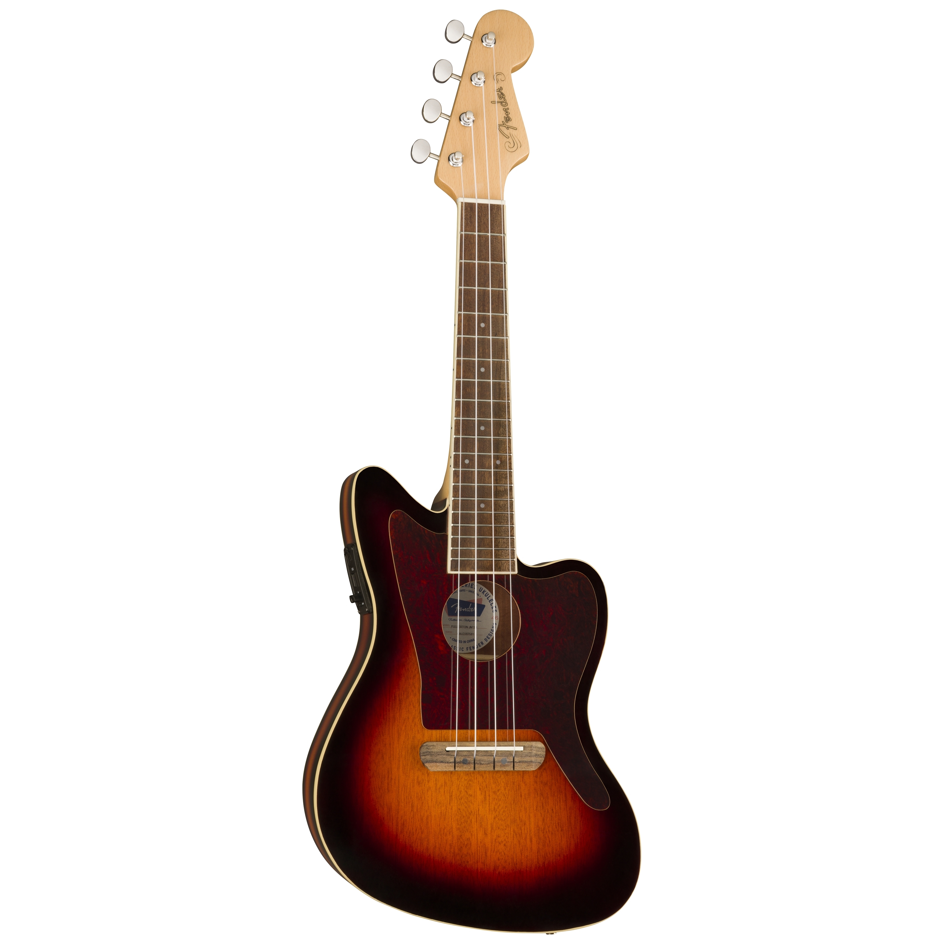 Fender Fullerton Jazzmaster Uke 3-Color Sunburst 4