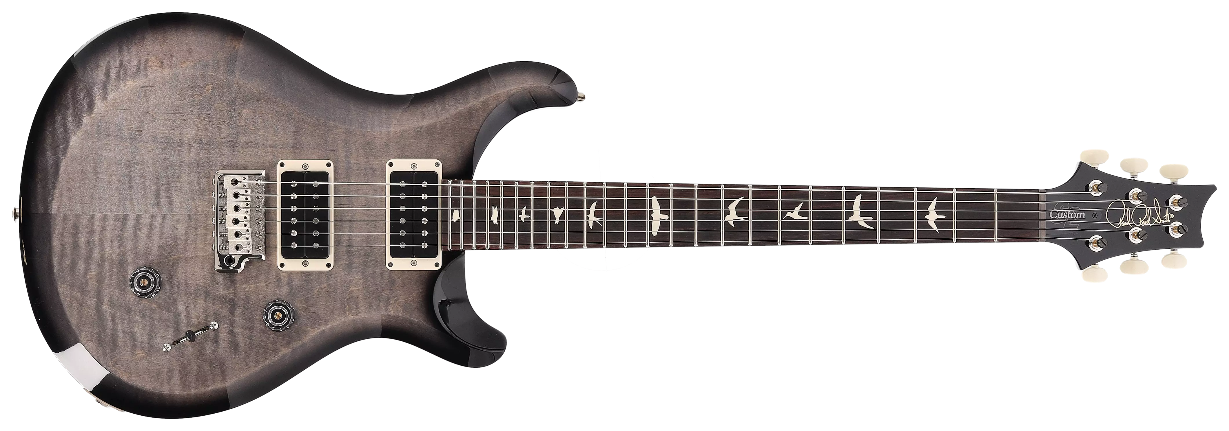 PRS S2 Custom 24 Faded Gray Black Burst 1