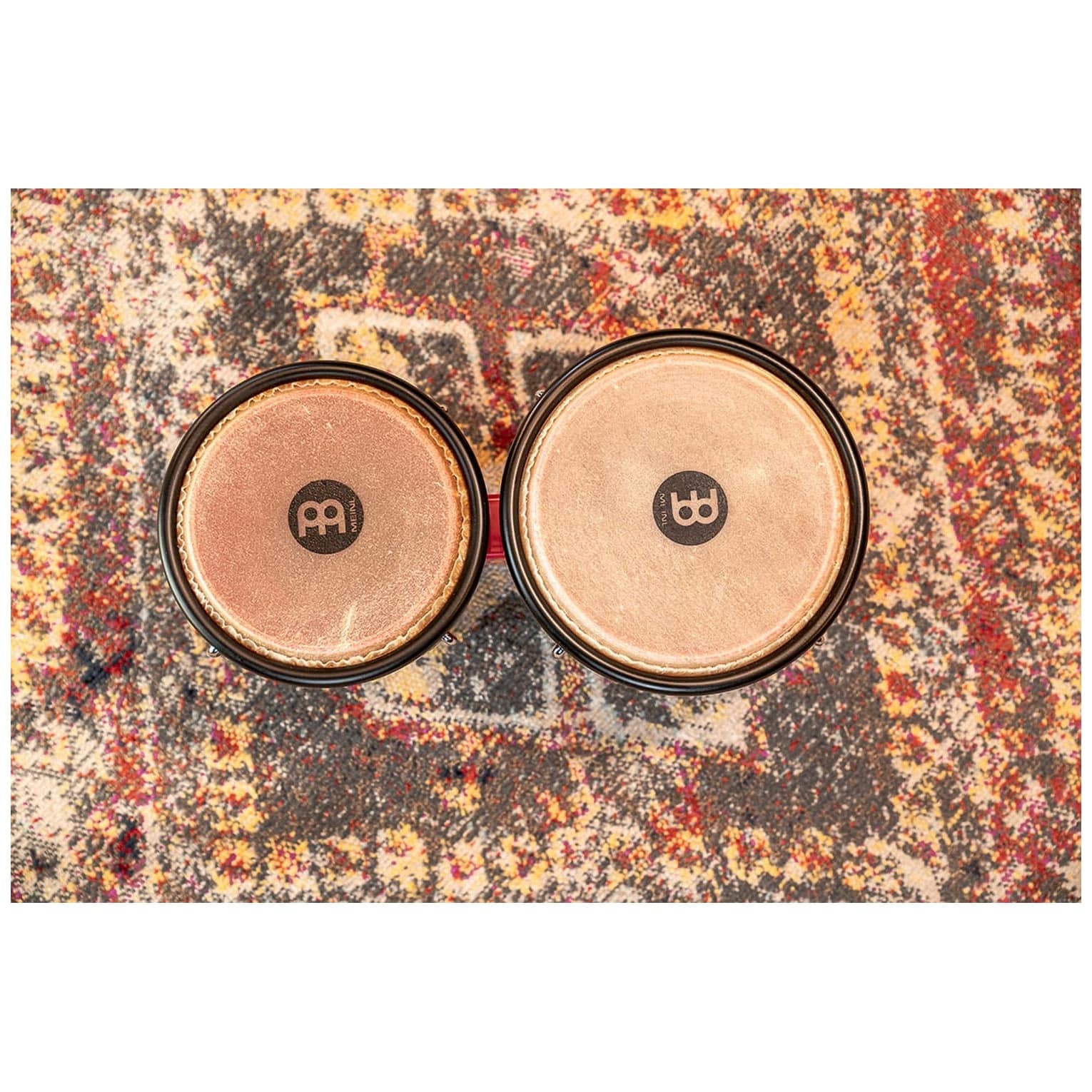 Meinl Percussion - Meinl Percussion HB50R Journey Series Bongo, Red - 8