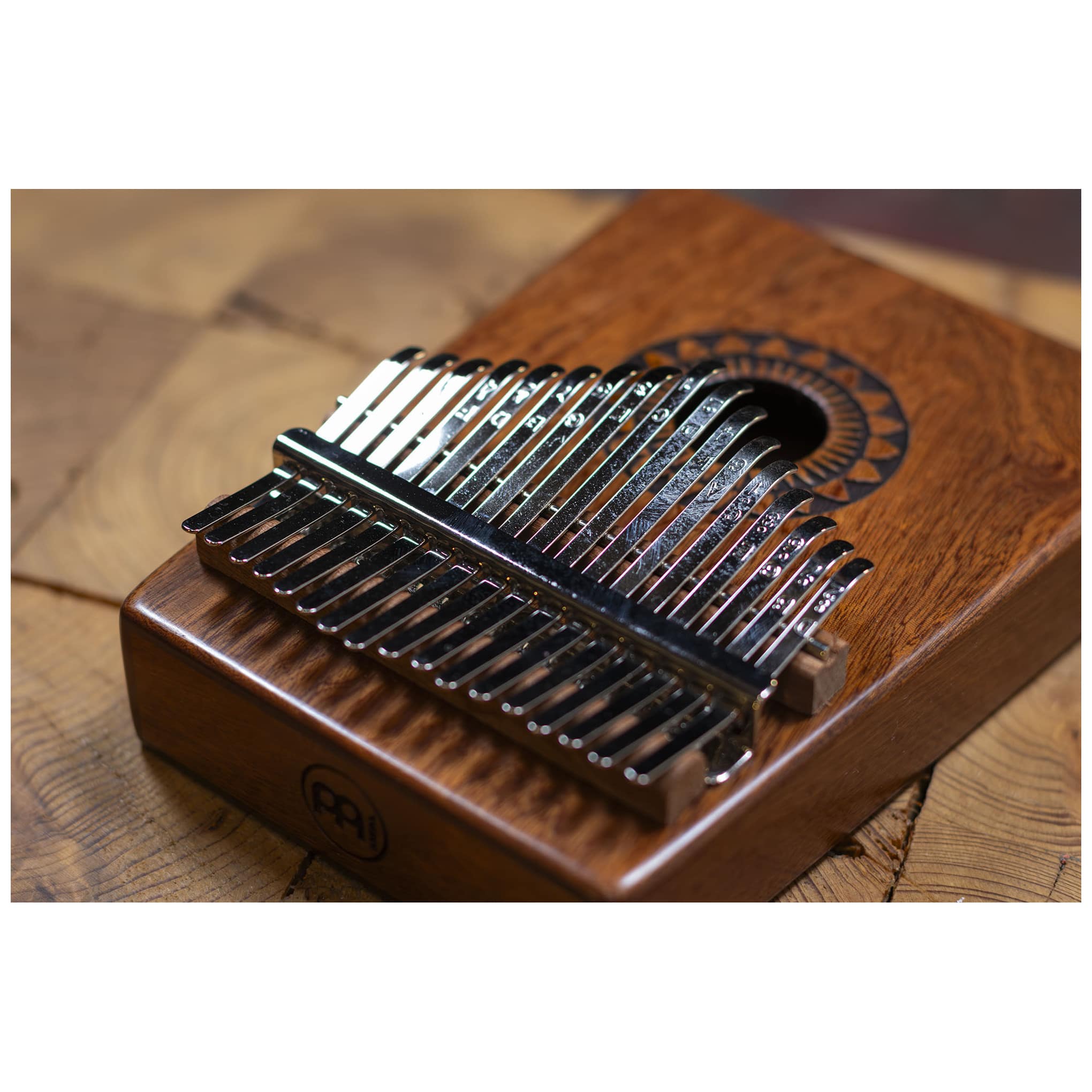 Meinl Percussion KA17SU - Sound Hole Designer Kalimba, Sun 19