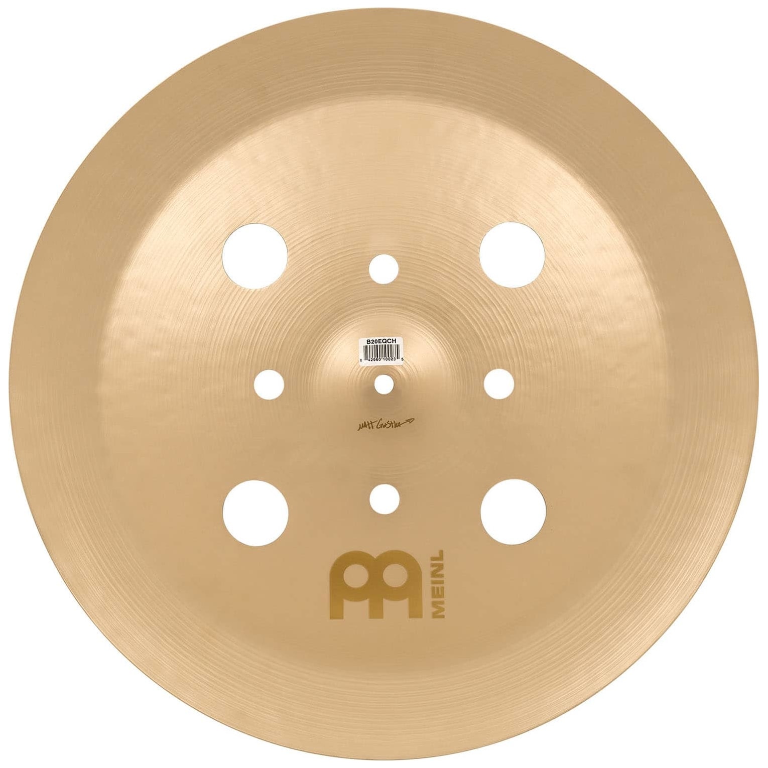 Meinl Cymbals - Meinl Cymbals B20EQCH - 20 Byzance Vintage Equilibrium China - Matt Garstka - 4