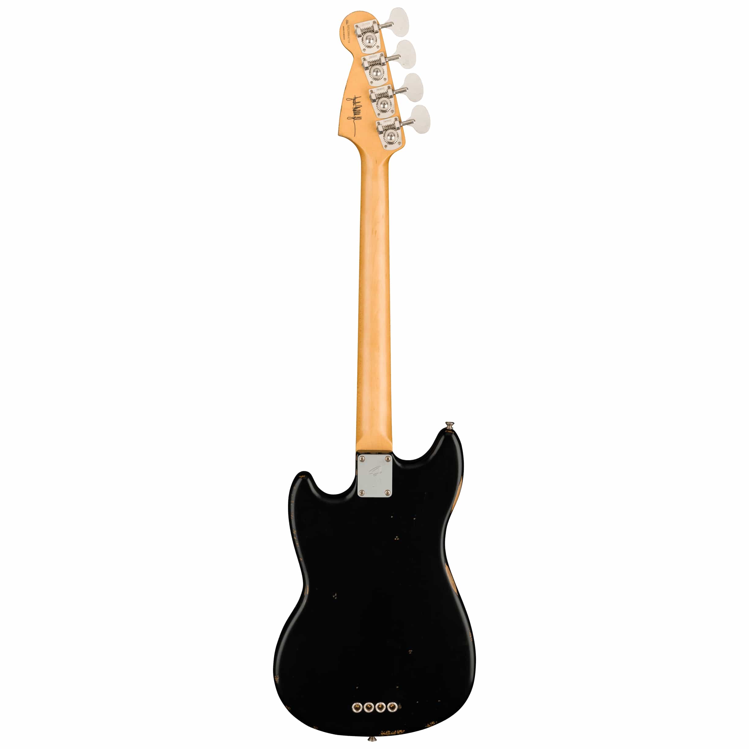 Fender - Fender Justin Meldal-Johnsen Road Worn Mustang Bass BLK - 2