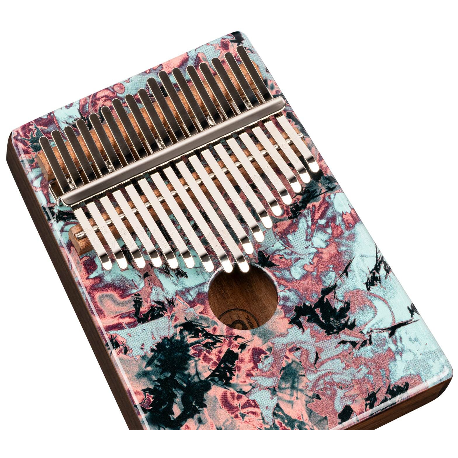 Meinl Percussion KA17CR - Sound Hole Designer Kalimba, Coral Reef 3