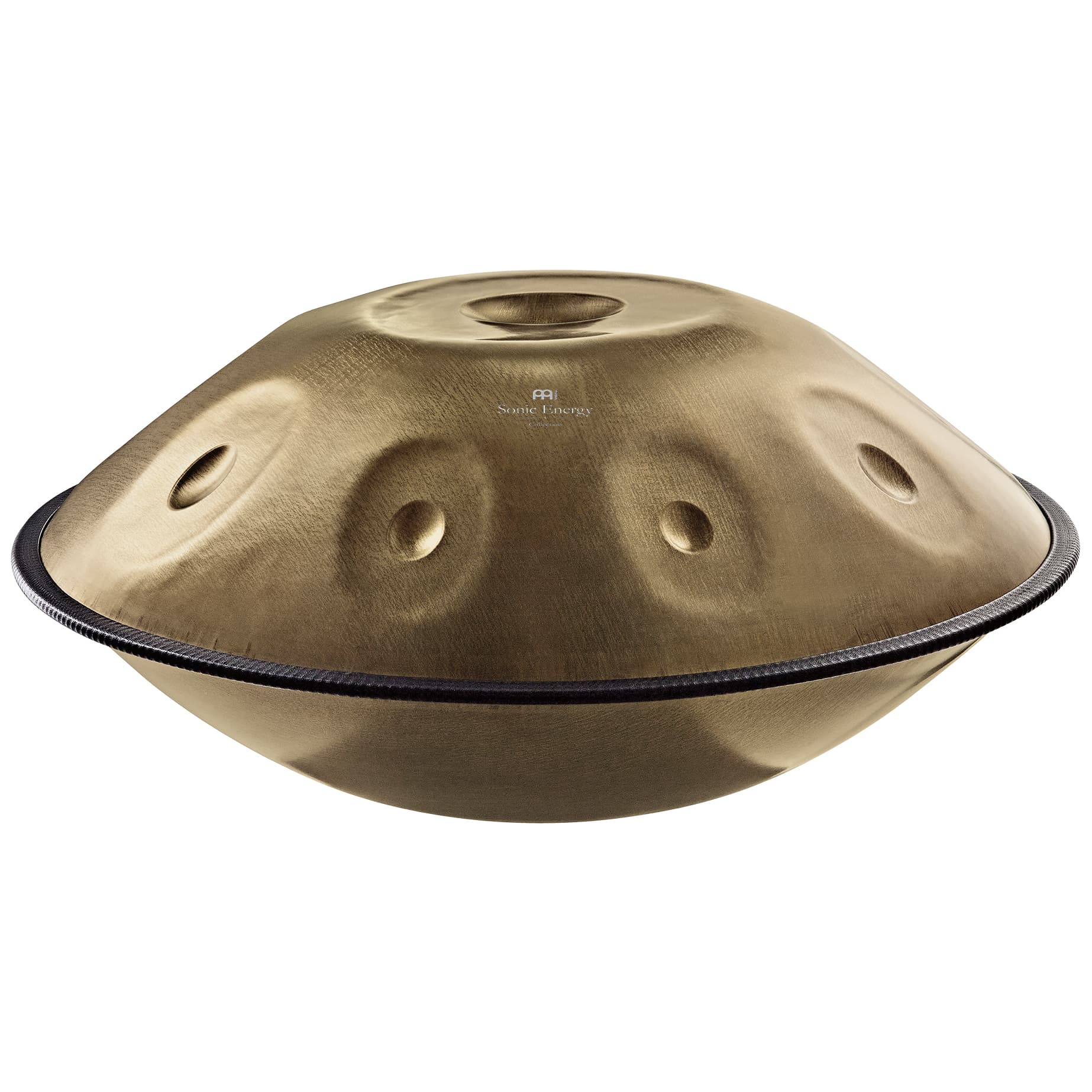 Meinl Sonic Energy HPSTL92 - Sensory Handpan, Edelstahl, C# Moll, 9 Töne 432 Hz, Vintage Gold