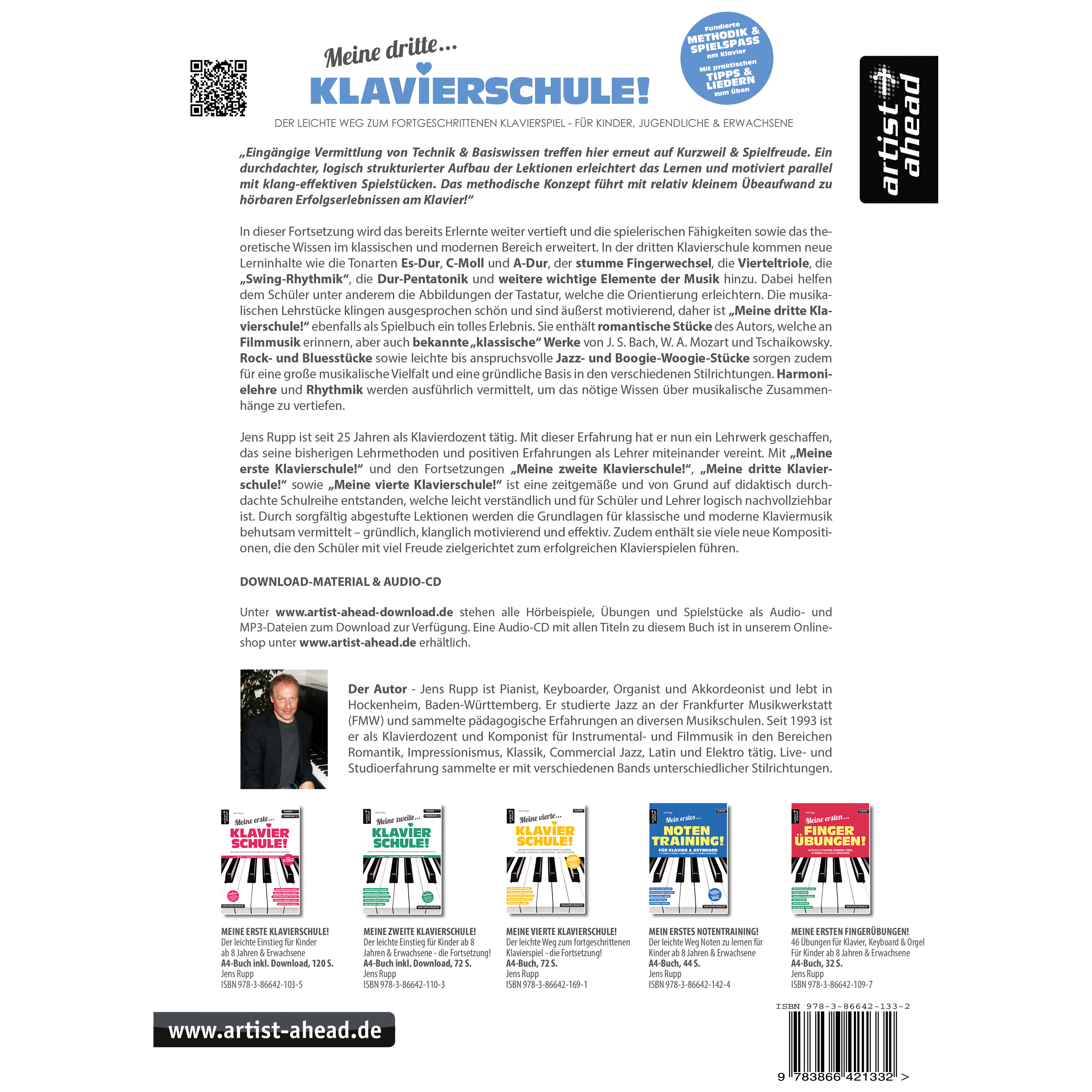 Artist Ahead Meine dritte Klavierschule! - Jens Rupp 1
