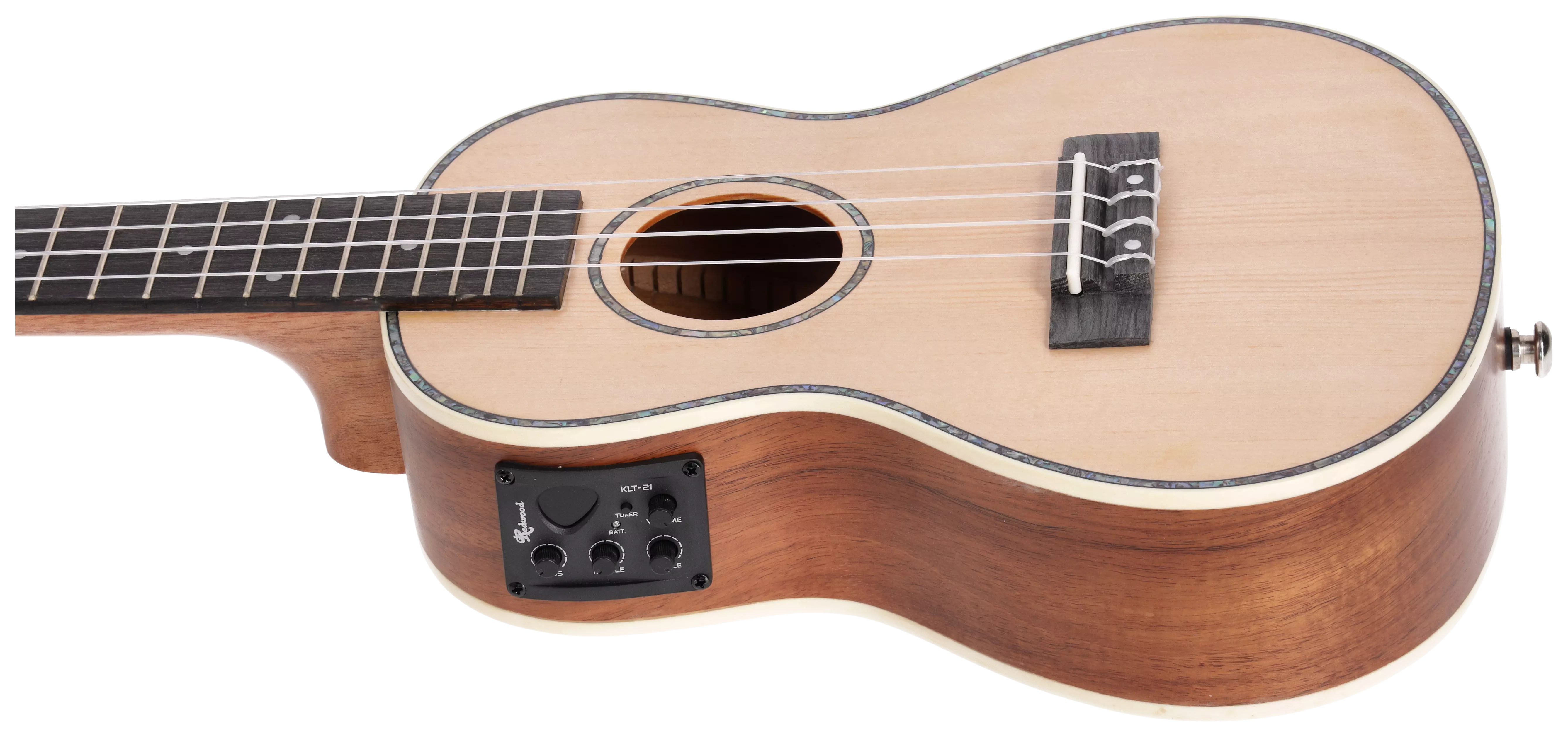 Redwood Lili' Koi Concert Ukulele Spruce Top + Pickup 4