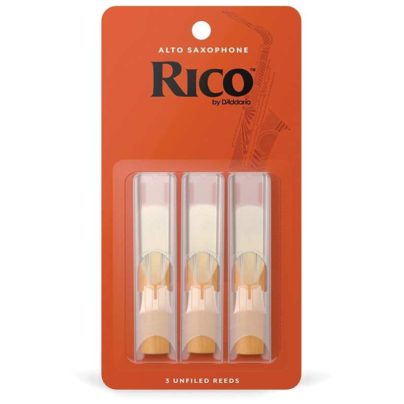 D’Addario Woodwinds - D’Addario Woodwinds Rico - Alt Saxophone 2,0 - 3er Pack - 1