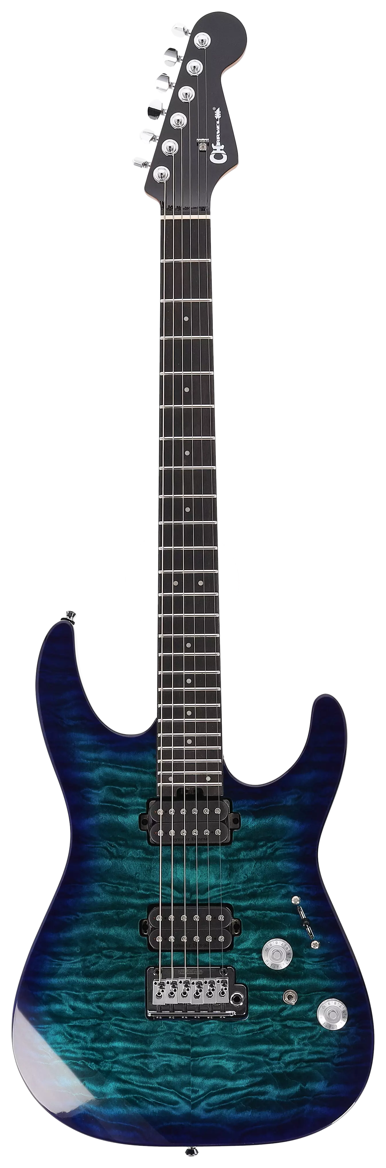 Charvel Pro Mod Plus DK24 HH 2PT EB QM Chlorine Burst