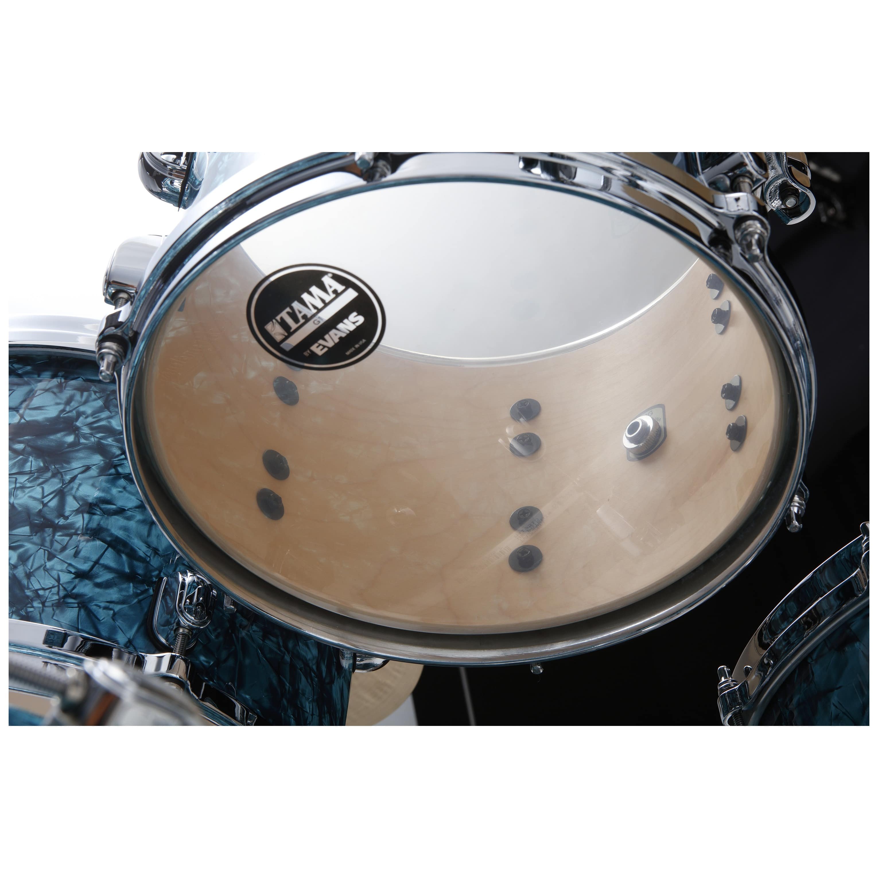 Tama MR42TZS-TQP Starclassic Maple Shell Kit 4 teilig - Turquoise Pearl/Chrom Hardware 2