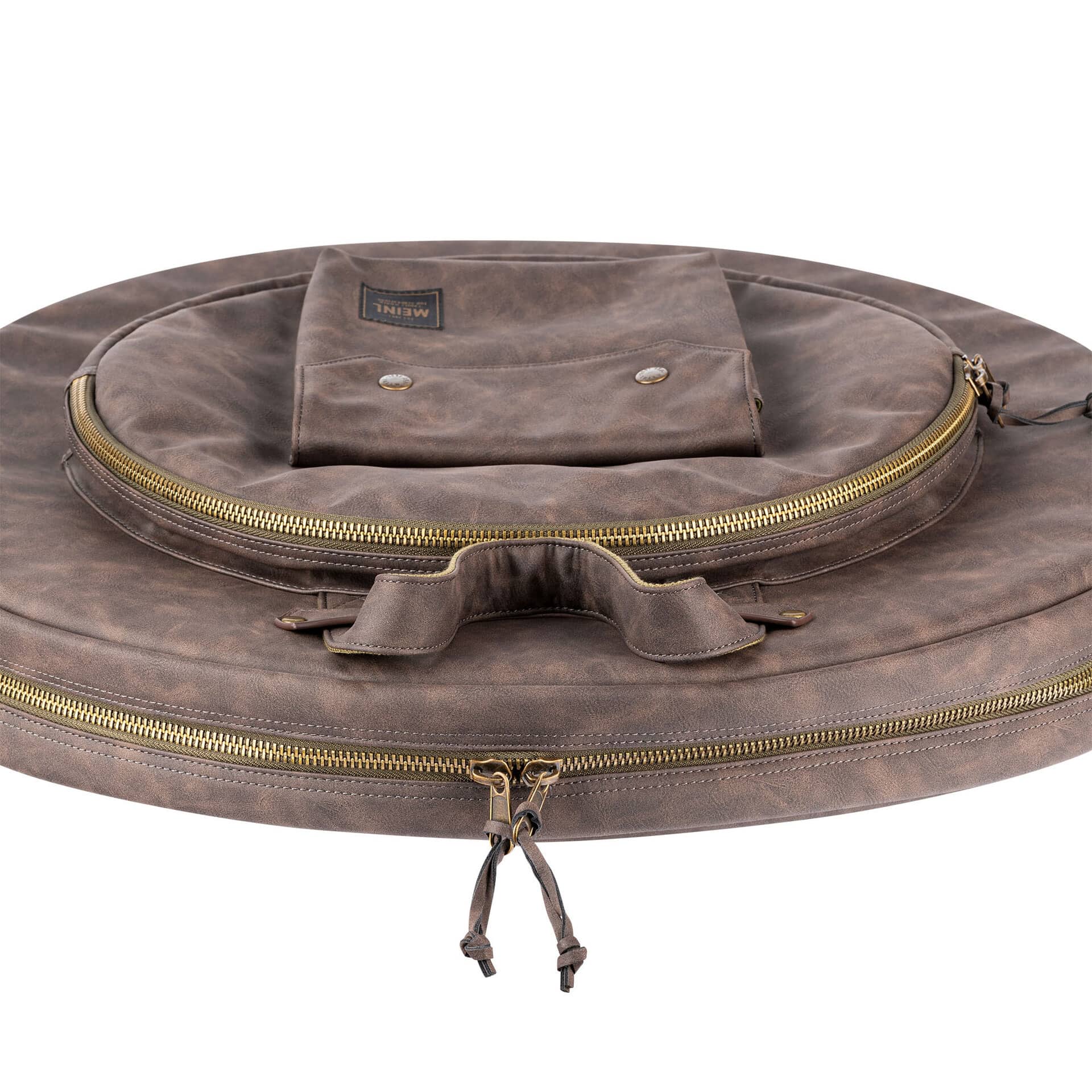 Meinl Cymbals MVHC22DB 22" Light Brown Vintage Hyde Cymbal Bag 4