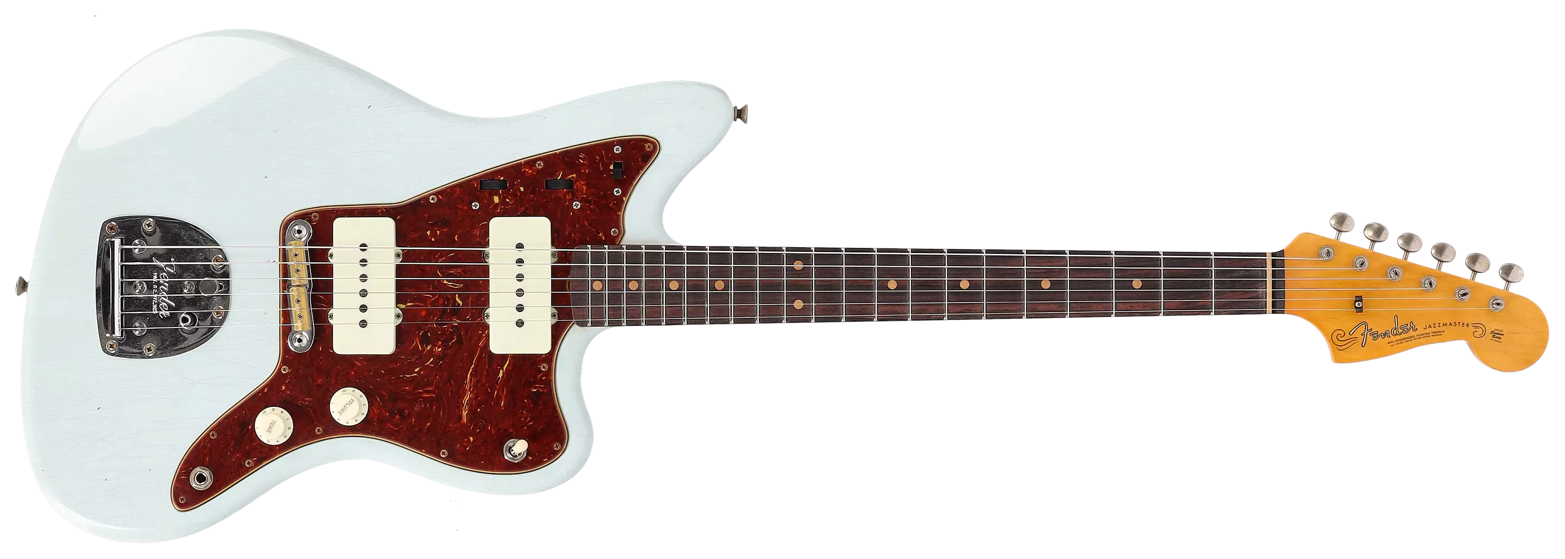 Fender Custom Shop 1962 Jazzmaster Journeyman Relic Super Faded Aged Sonic Blue 1