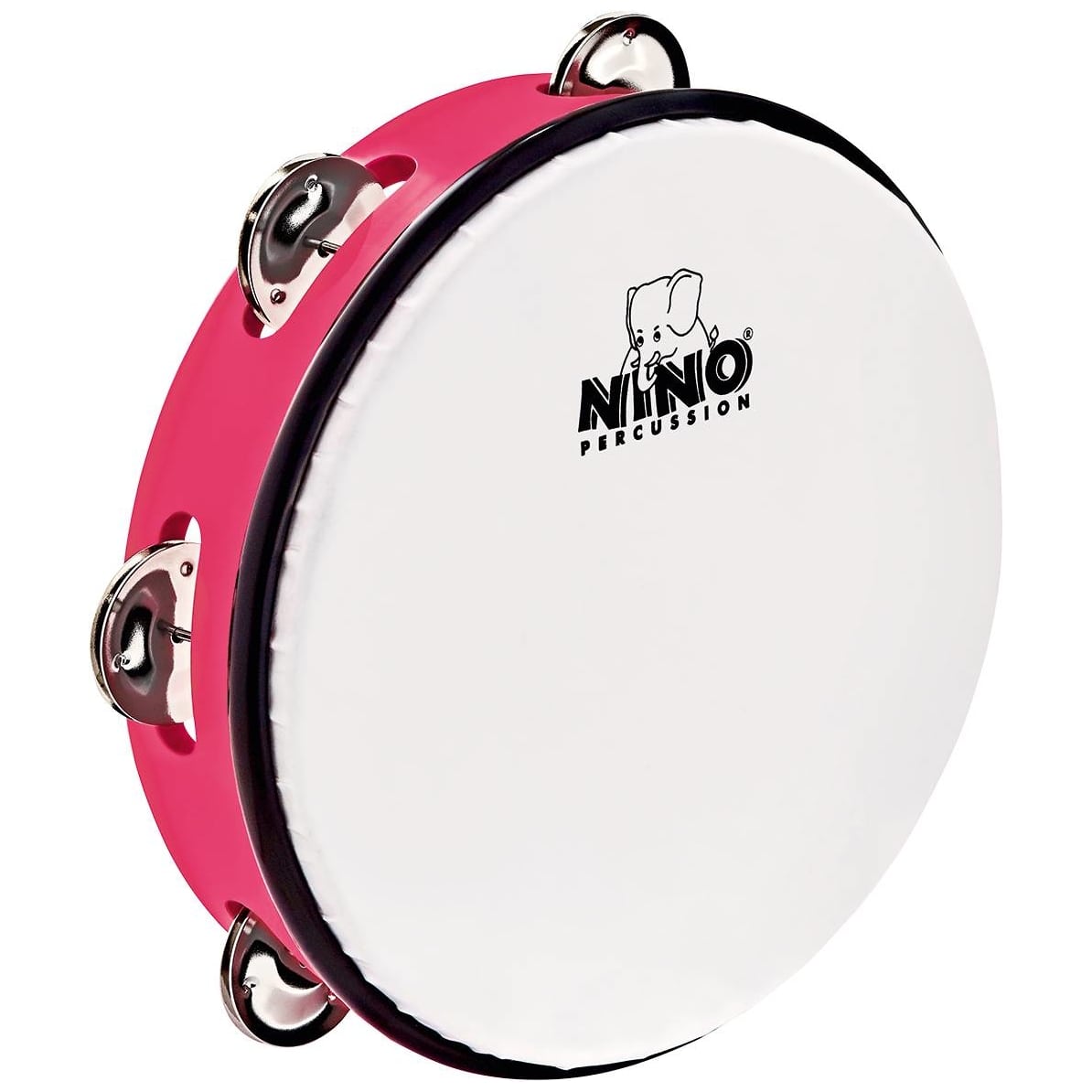 Nino Percussion - Nino Percussion 8 ABS Tambourine, Strawberry Pink