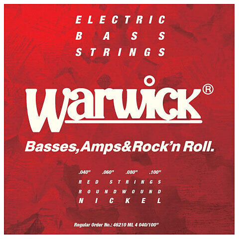 Warwick RedLabel 040-100 Nickelplated Steel