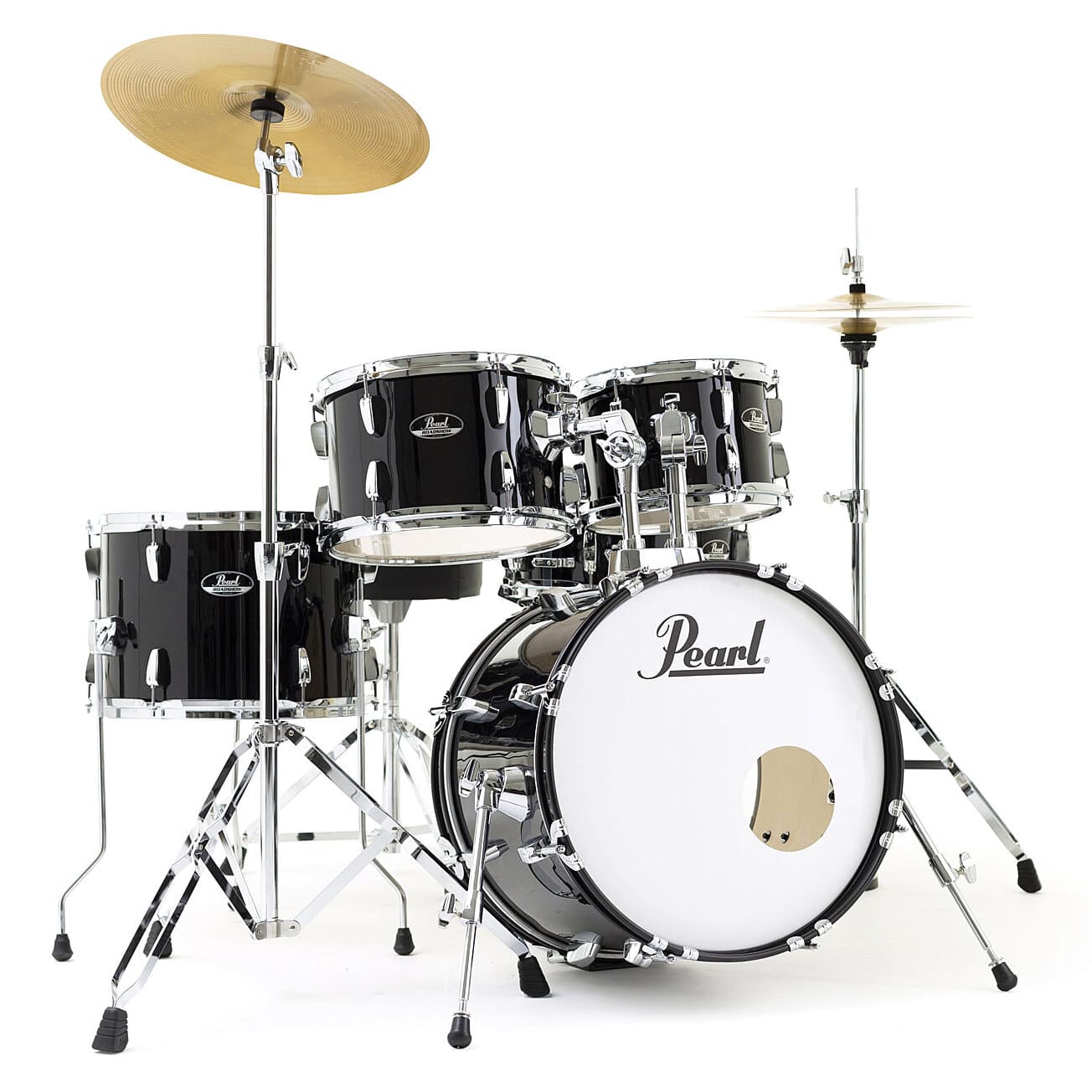 Pearl Roadshow 18" Jet Black with Solar Cymbals
