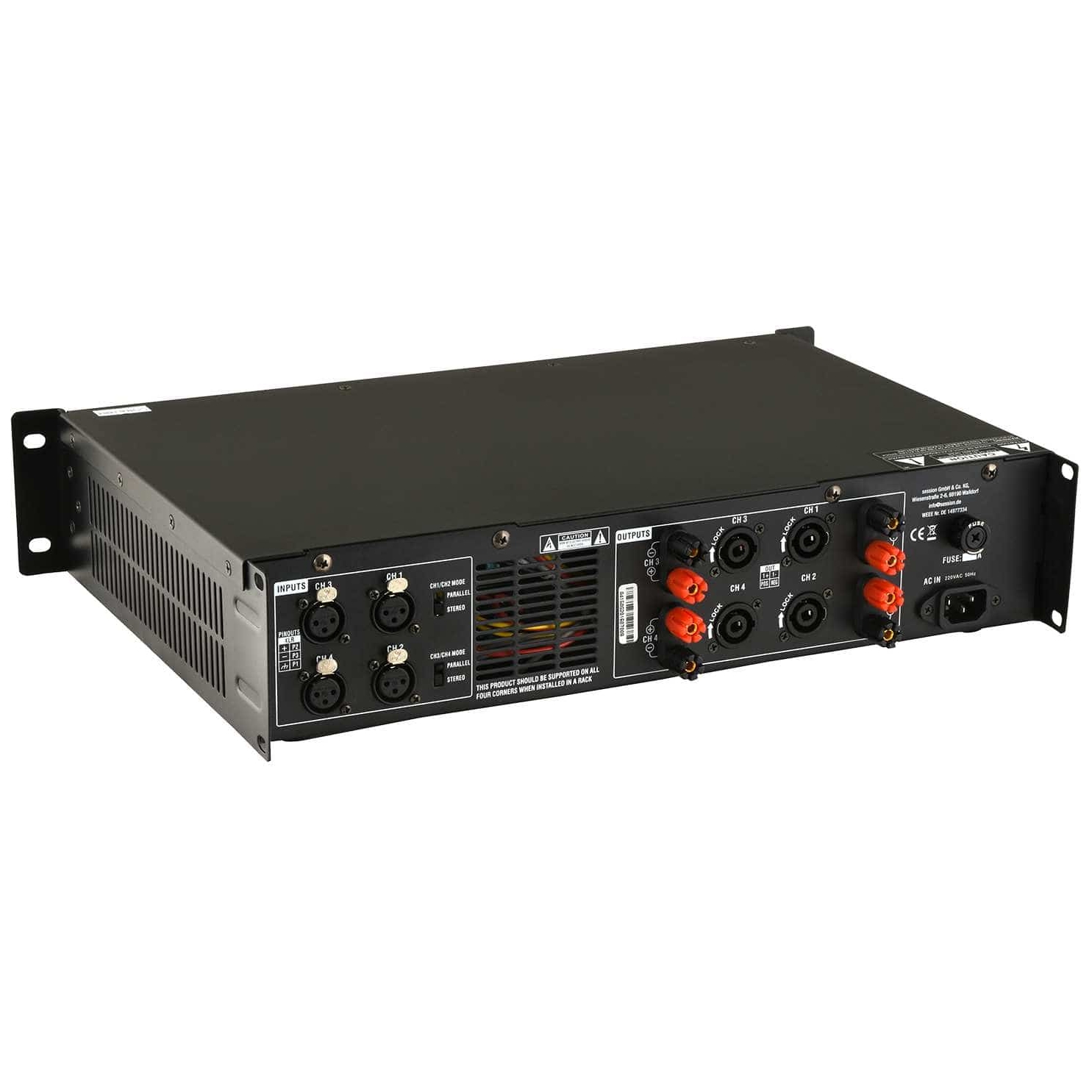 Image of Klang power amplifier a4150g 4x220 w 10002130 3
