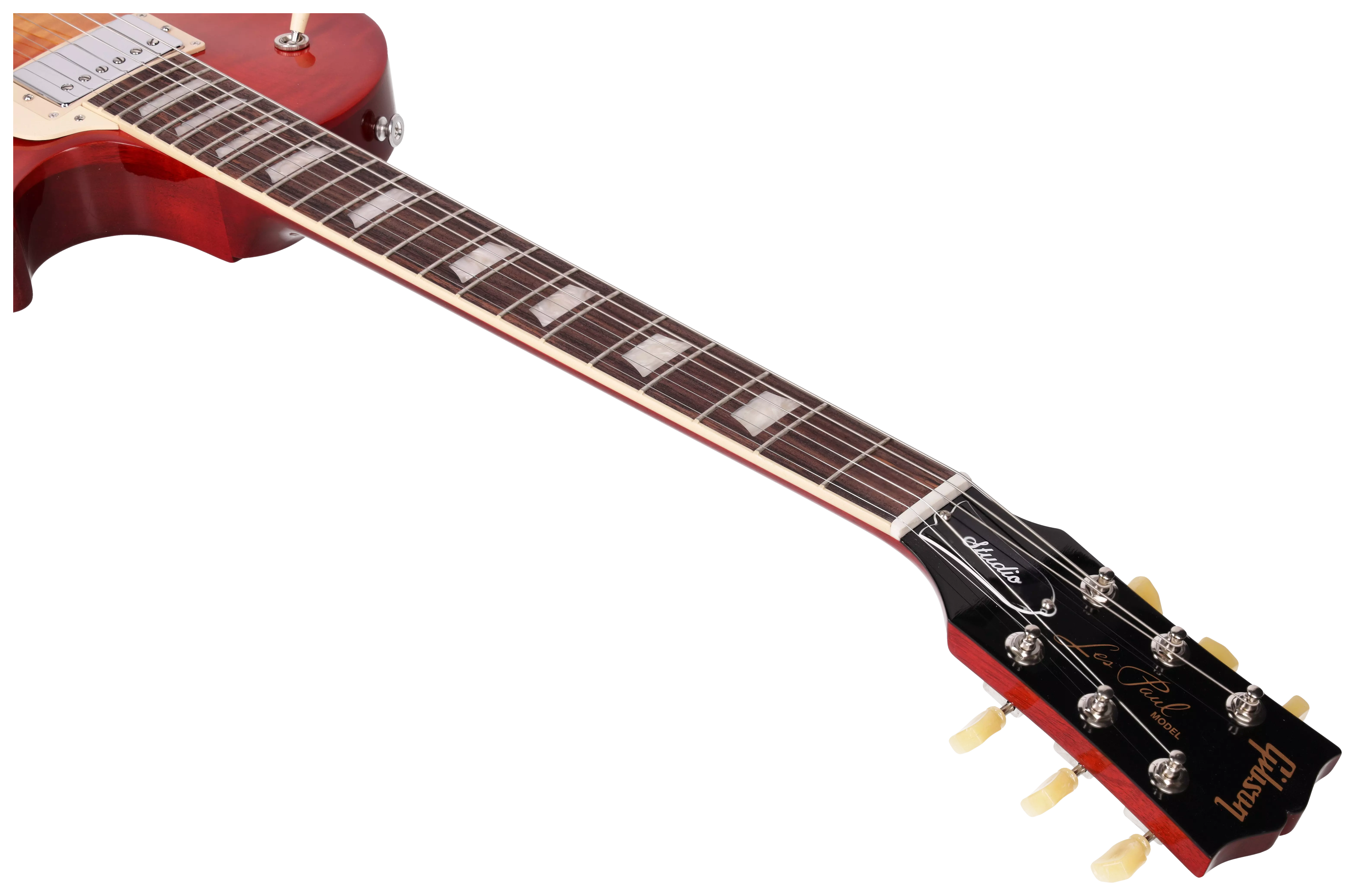 Gibson Les Paul Studio Figured Washed Cherry Sunburst 15