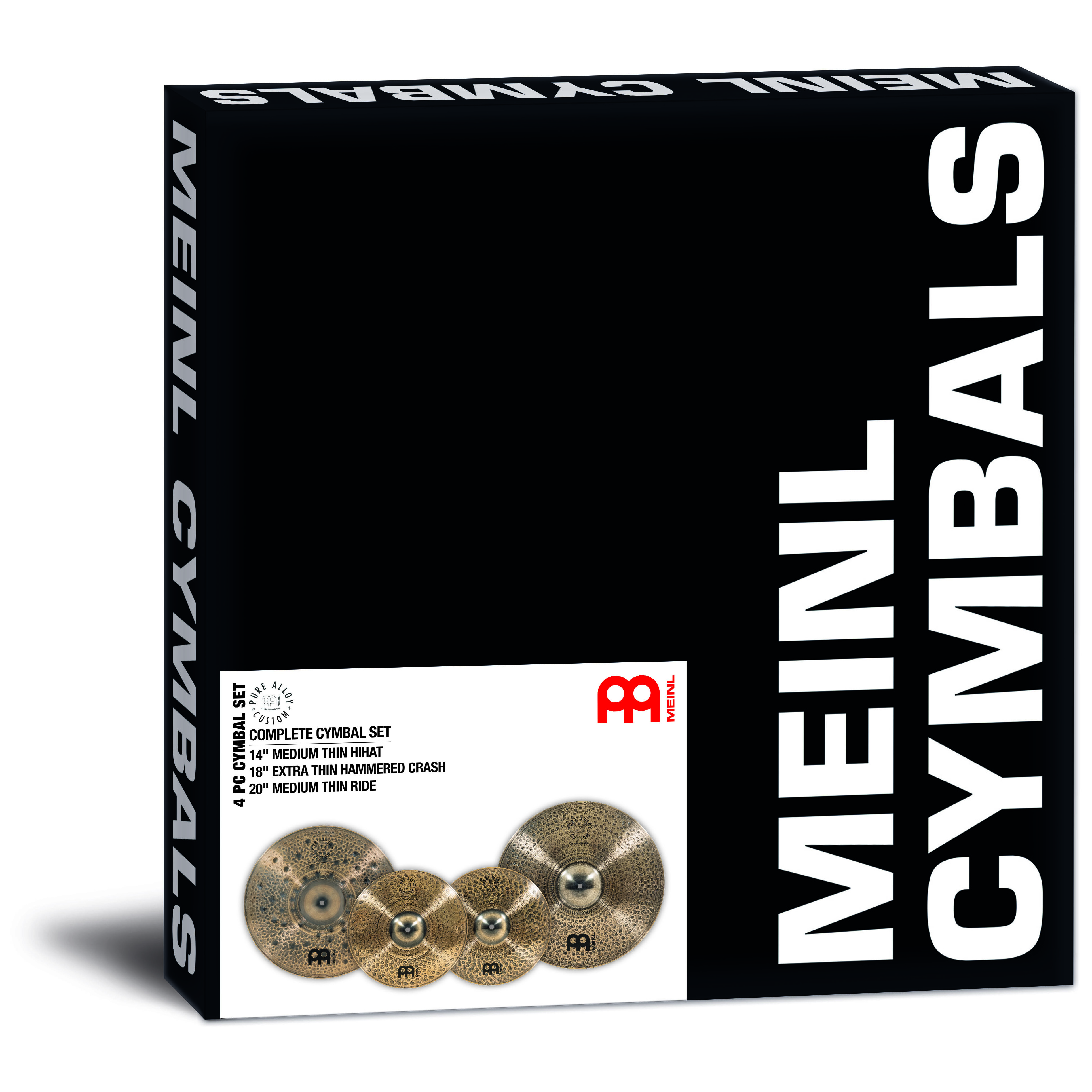 Meinl Cymbals PAC-CS1 - Pure Alloy Custom Complete Cymbal Set 2