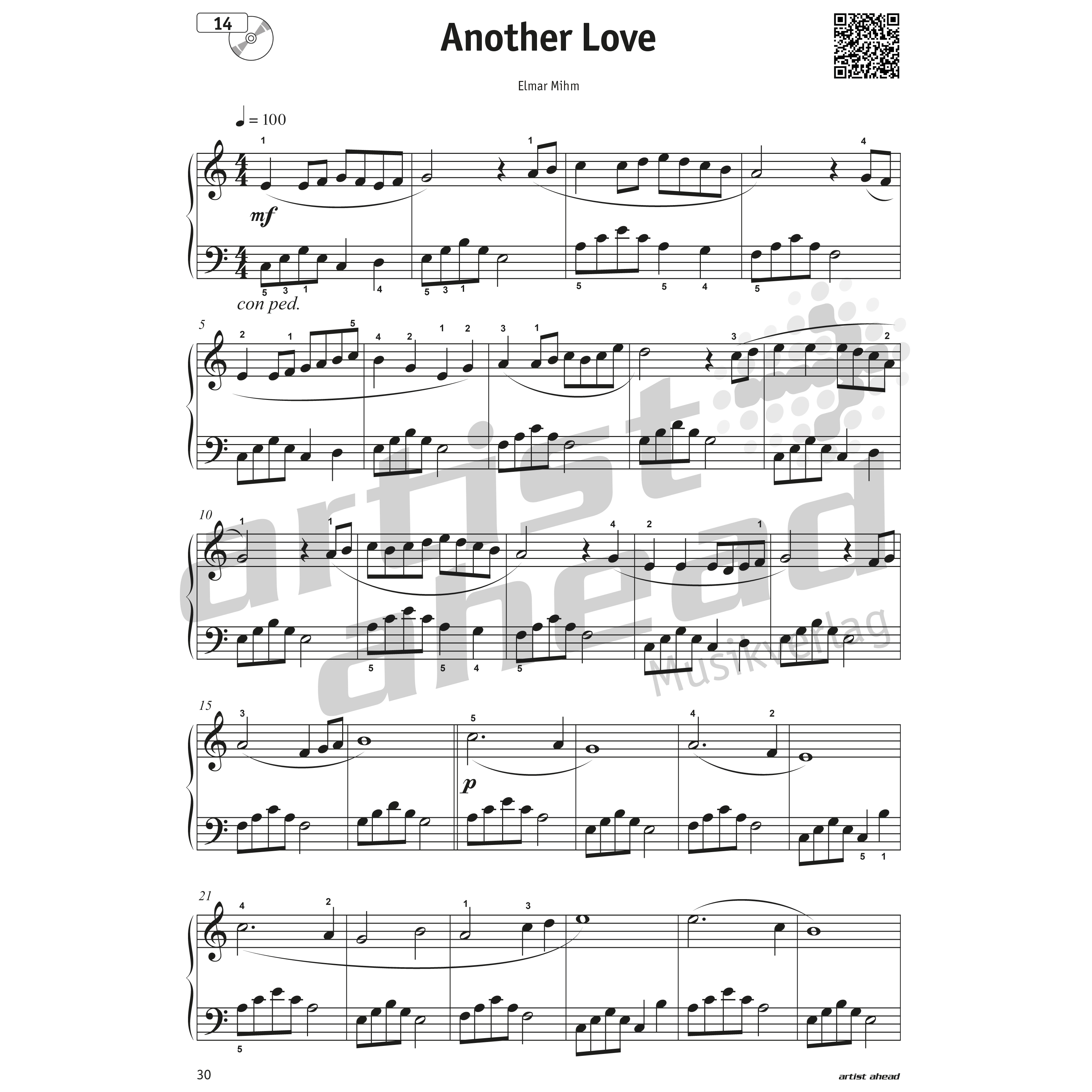 Artist Ahead Meine schönsten Wohlfühlmomente am Klavier - Elmar Mihm 8