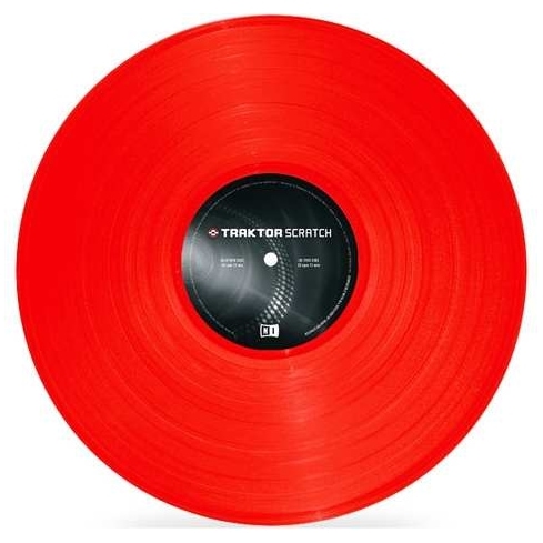 Native Instruments - Native Instruments Traktor Scratch Control Vinyl MKII - Rot