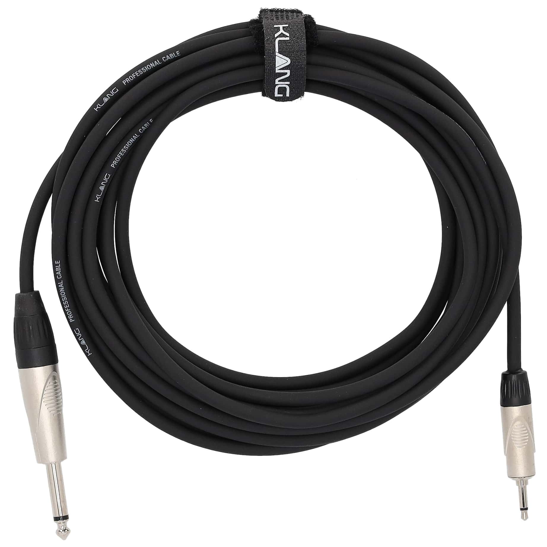Image of Klang instrumentenkabel 3,5 mono klinkenstecker auf 6,3 klinkenstecker 6,3 mono 6 meter 10004532 0