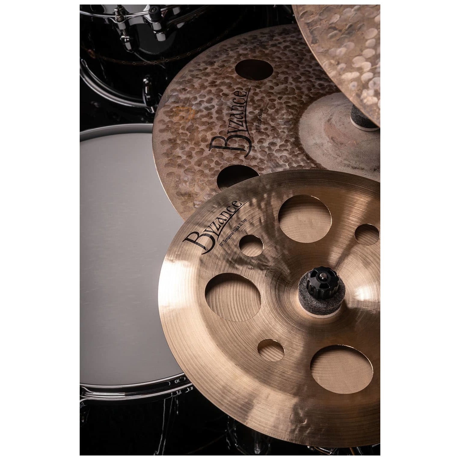 Meinl Cymbals - Meinl Cymbals AC-TE2 - 10 10 Artist Concept Model Temporal 2 St ack - Matt Garstka - 8