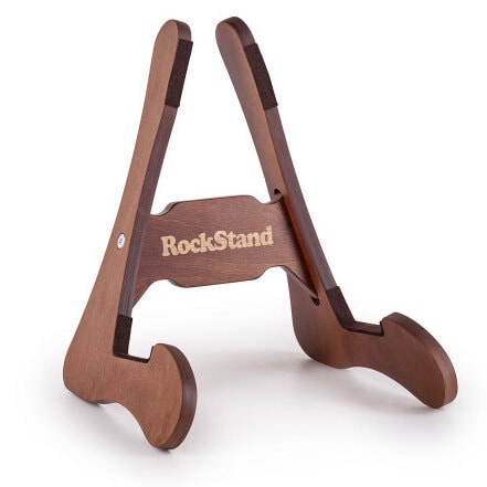 RockStand Ply Wood A-Frame Stand Dark Brown Finish