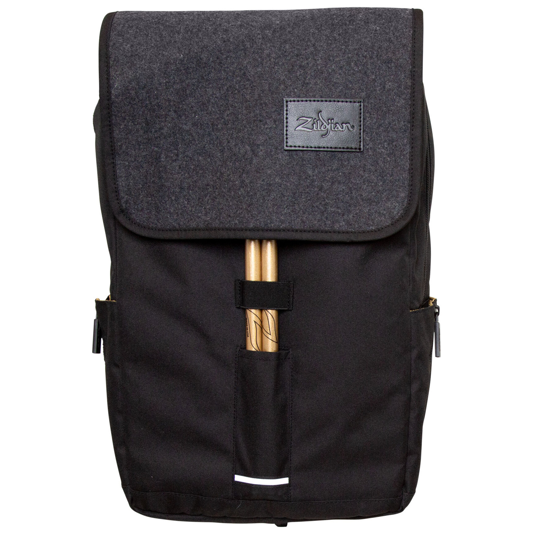 Zildjian T9001 Grey Flap Laptop Backpack 2