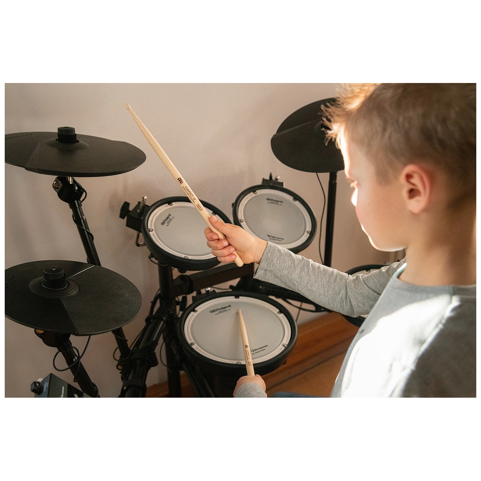 Image of Meinl stick  brush compact 14 drumstick american hickory 10026740 10