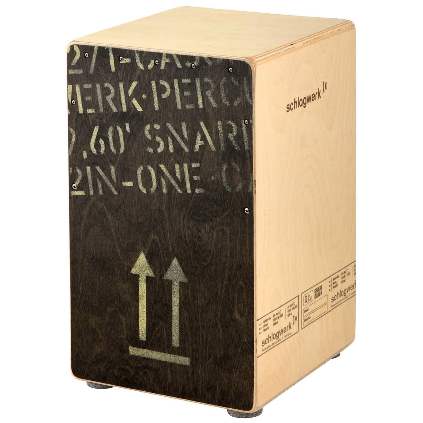 Schlagwerk - Schlagwerk CP 404 BLK Cajon 2inOne Black Edition