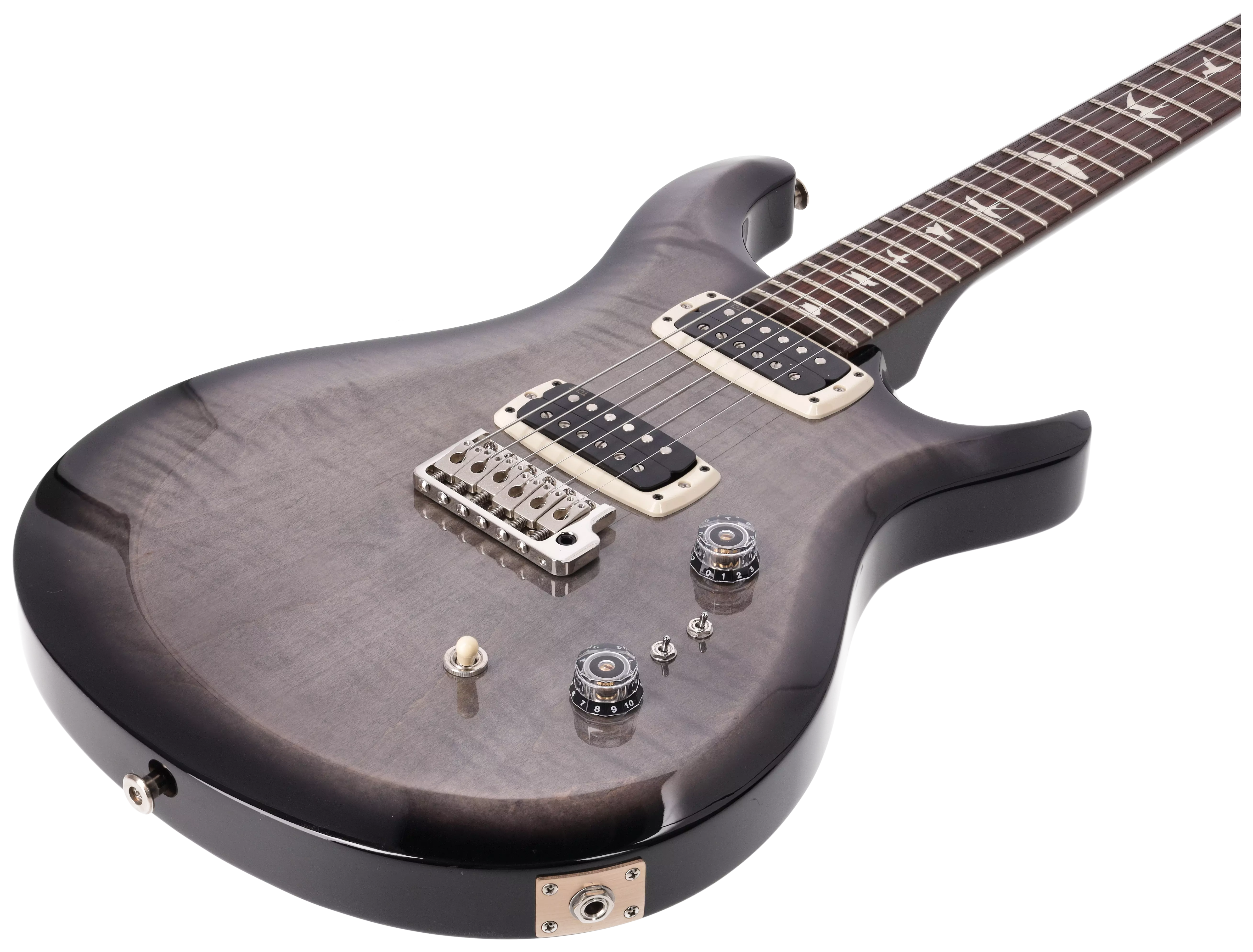 PRS S2 Custom 24-08 Faded Gray Black Burst 4