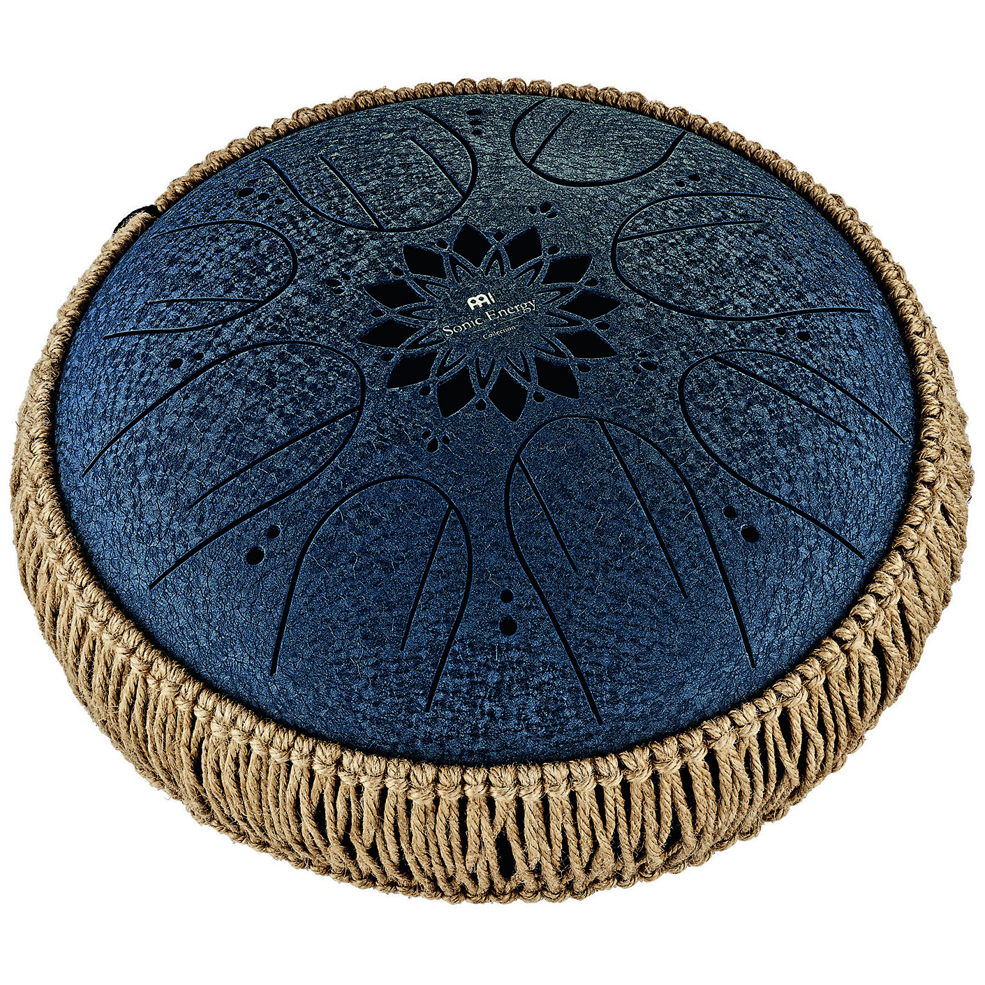 Meinl Sonic Energy MOSTD2NB - Medium Octave Steel Tongue Drum 10", C Moll, 8 Töne, 432 Hz, Navyblau