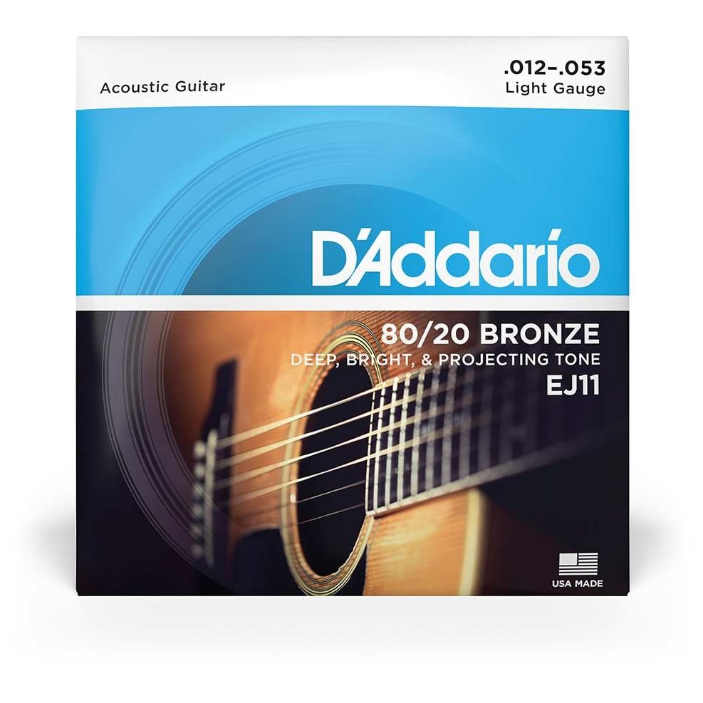 Image of D’addario ej11  acoustic 80 20 bronze  012 053 10012339 0