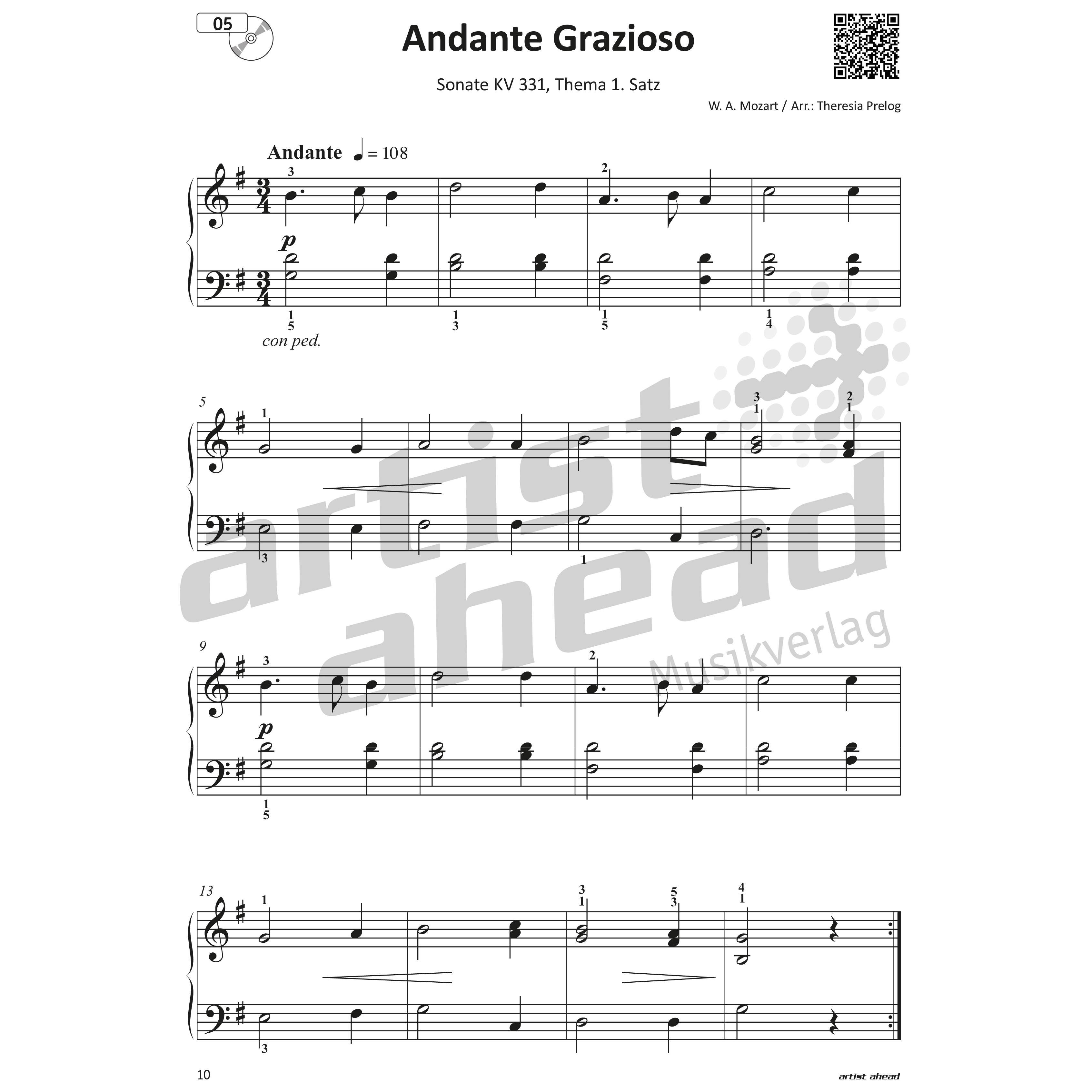 Artist Ahead Die schönsten Klassiknoten für Senioren - Theresia Prelog 2