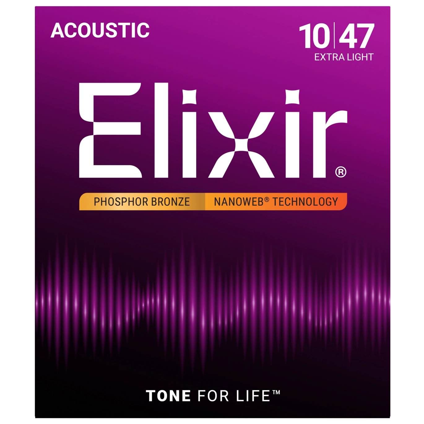 Elixir 16002 Phosphor Nanoweb Extra Light | 010-047 2