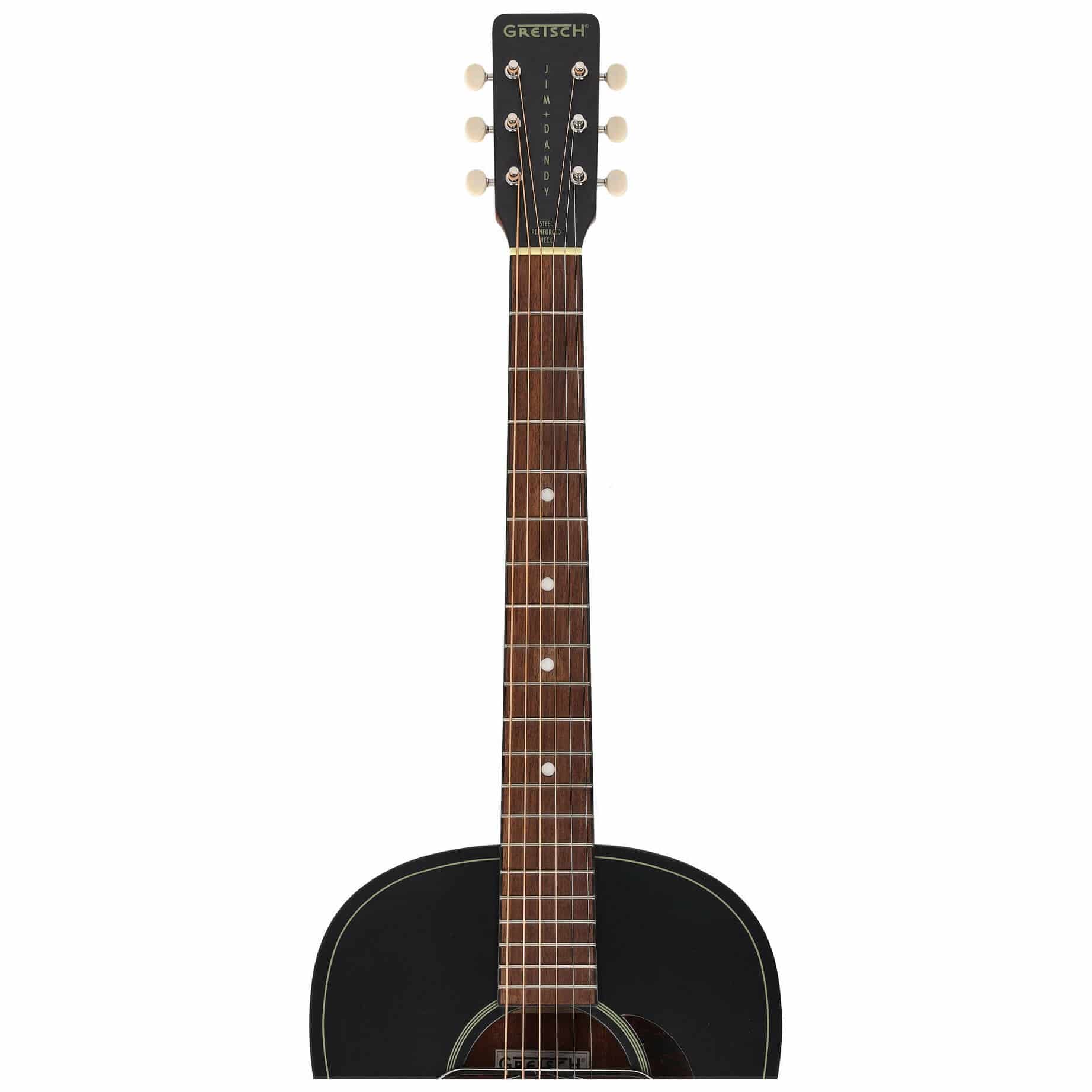 Gretsch Jim Dandy Deltoluxe Dreadnought WN TSPG BLKT 13