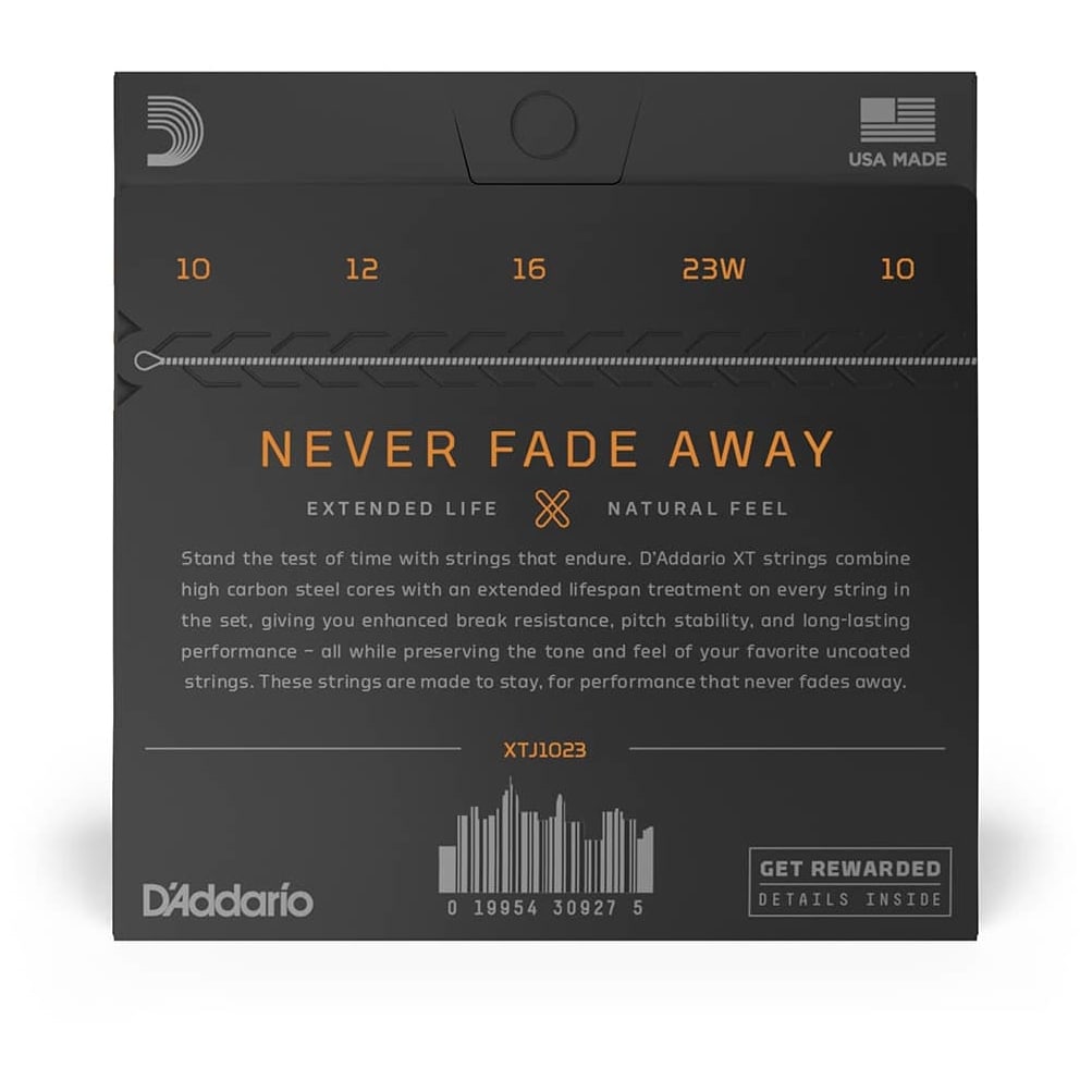 D’Addario - D’Addario XTJ1023 - XT Banjo Nickel Plated Steel 010-023 - 1