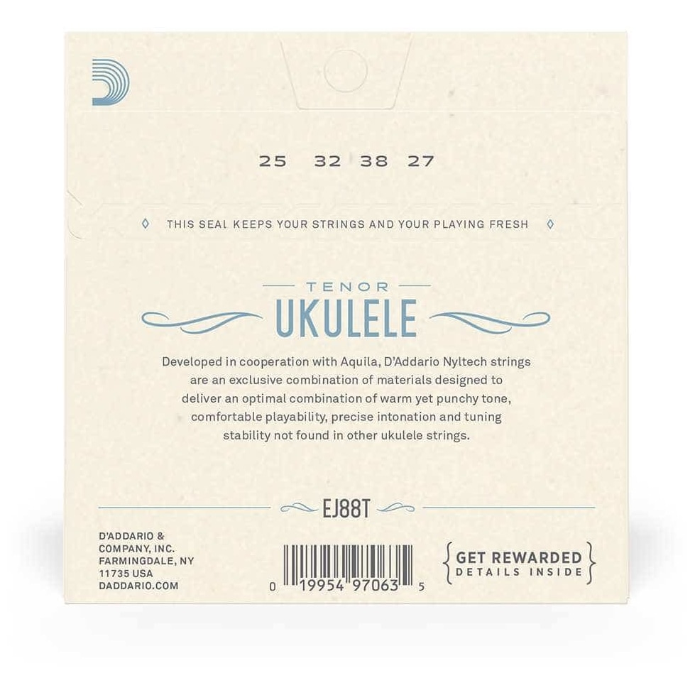 D’Addario - D’Addario EJ88T - Ukulele Tenor Nyltech 026-028 - 4