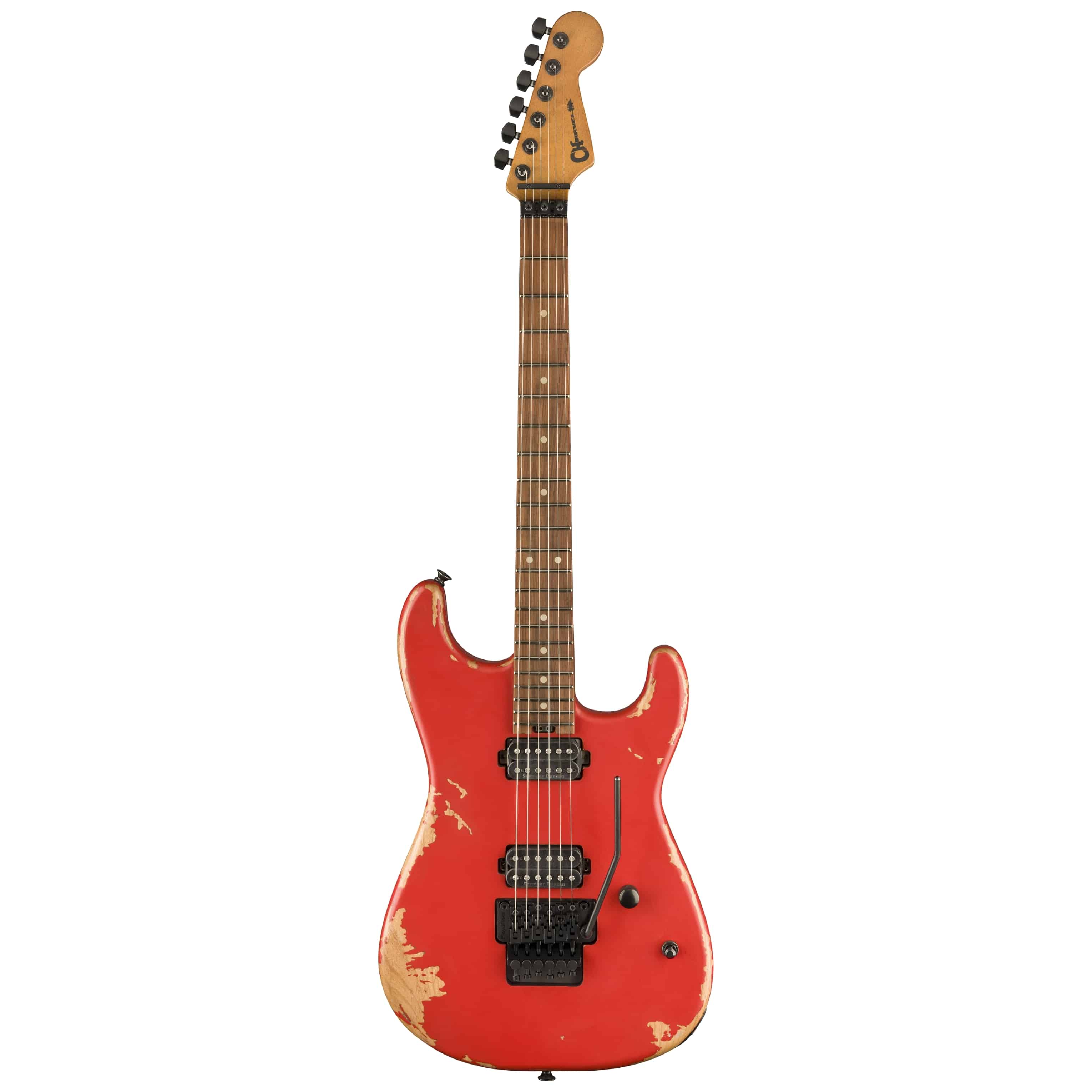 Charvel Pro-Mod REL SRS SD1 HH FR PF - WEATHERD ORANGE 1