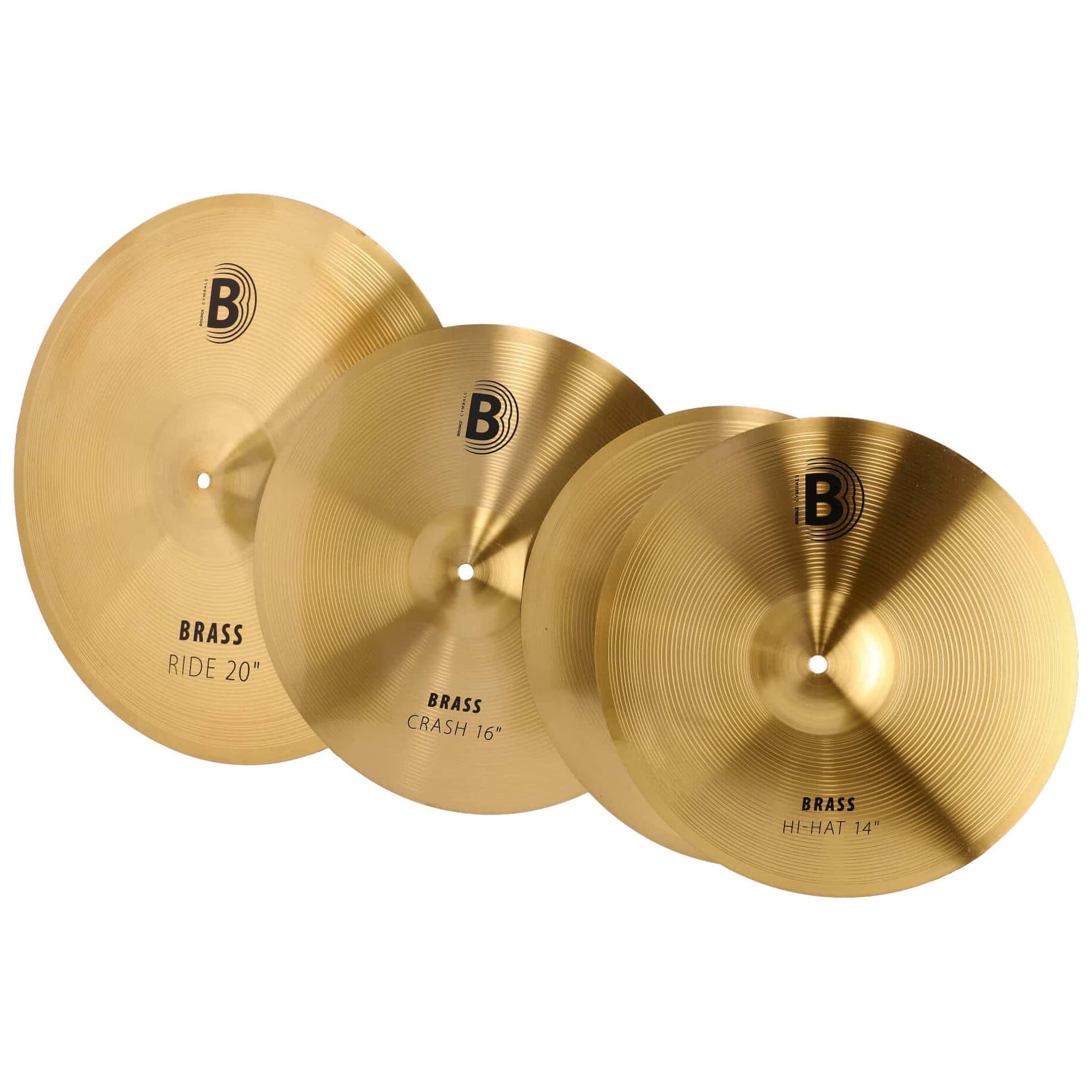 Bounce - Bounce Brass Beckenset - 16