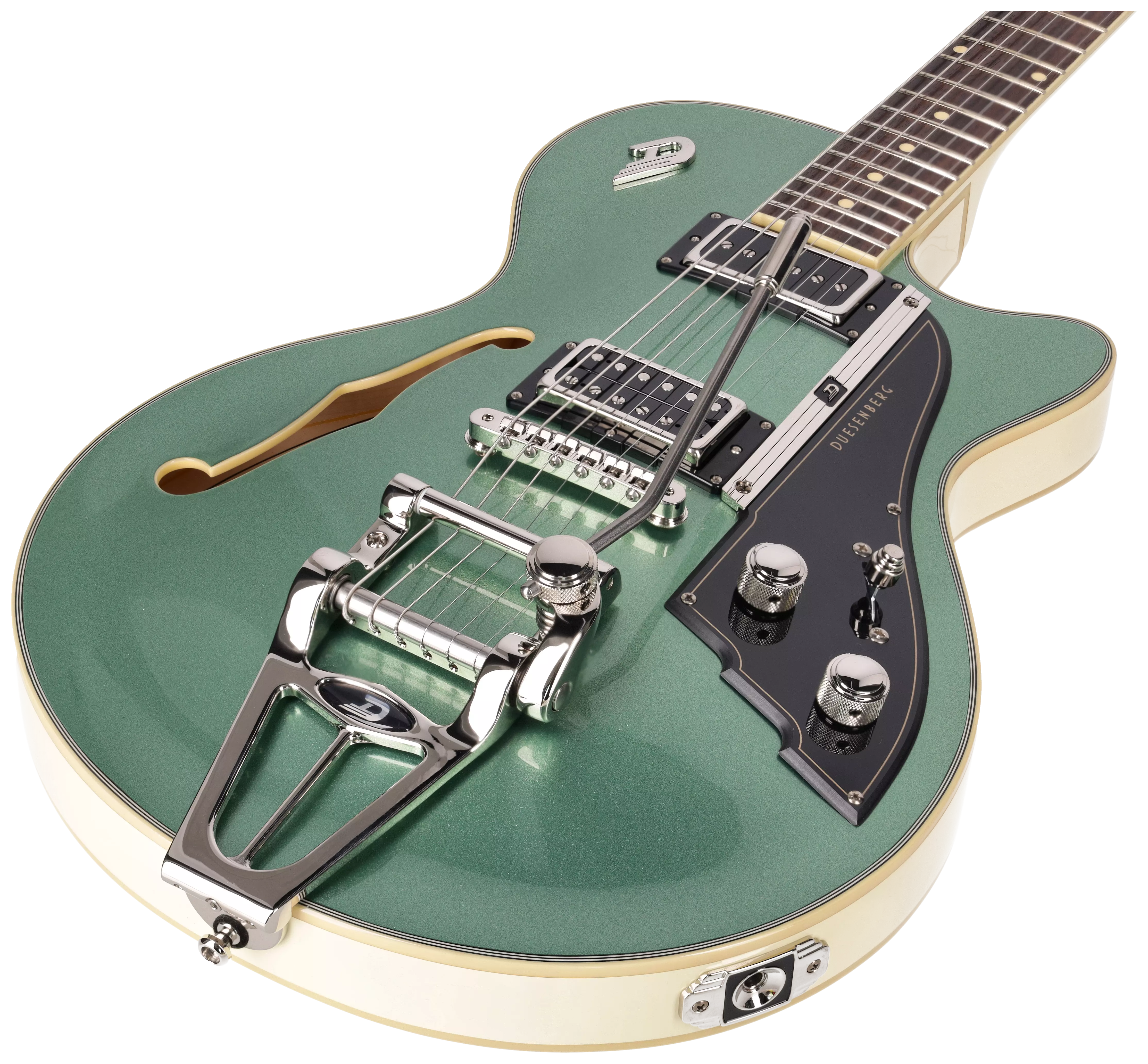 Duesenberg Duo-Tone Harbor Green & White 5