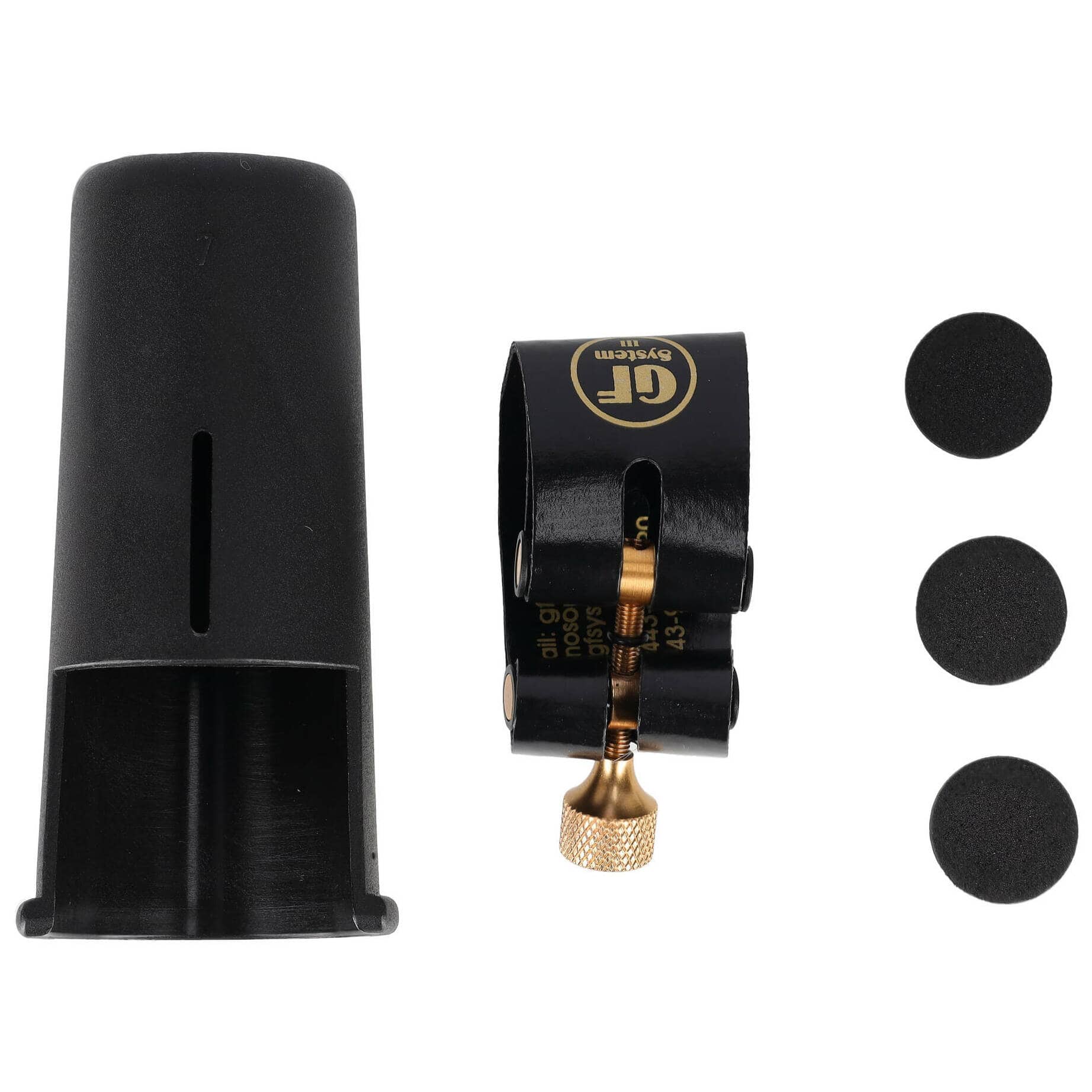 GF-System GF-10M-BGG-7 Gold-Line Blattschraube Tenorsaxophon Ebonit 1