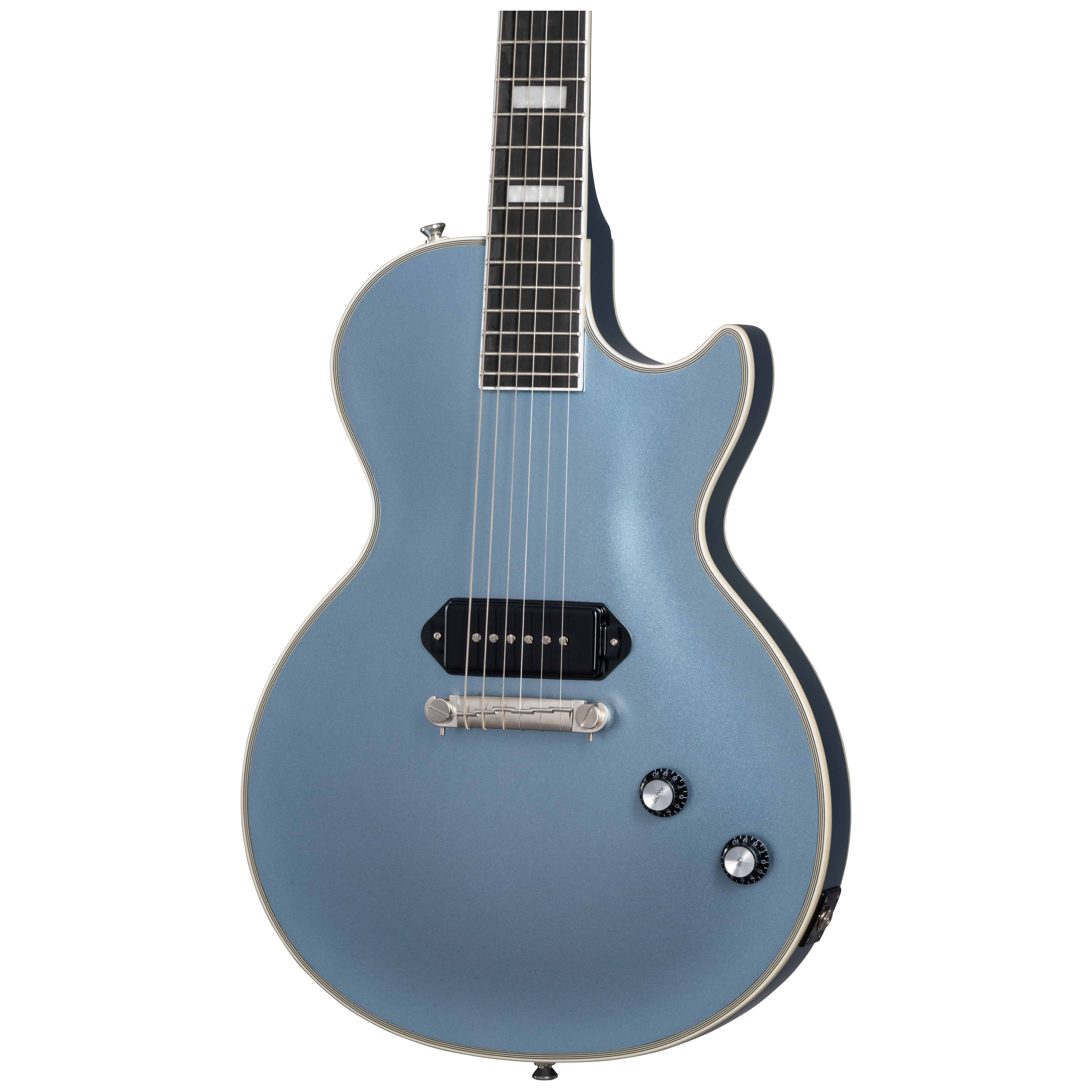 Epiphone Jared James Nichols Blues Power Les Paul Custom Aged Pelham Blue 3