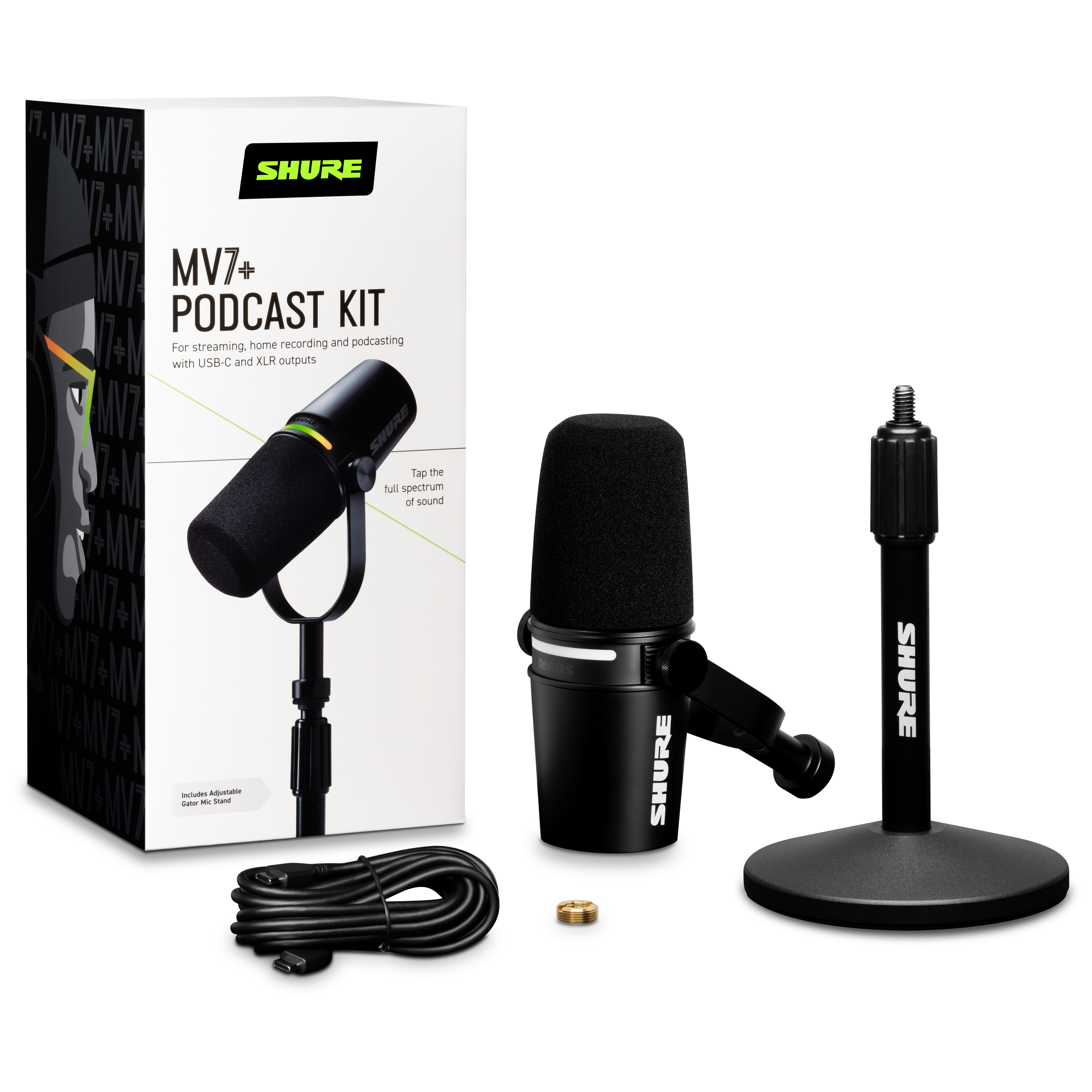 Shure MV7+ Podcast Kit 3