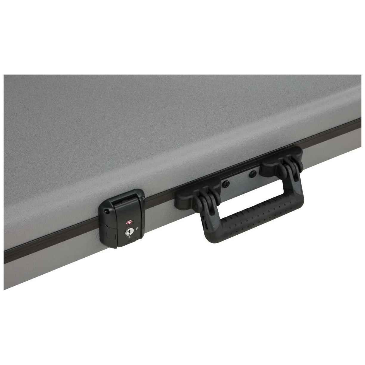 Image of Fender deluxe moulded case silver blue 10022641 2